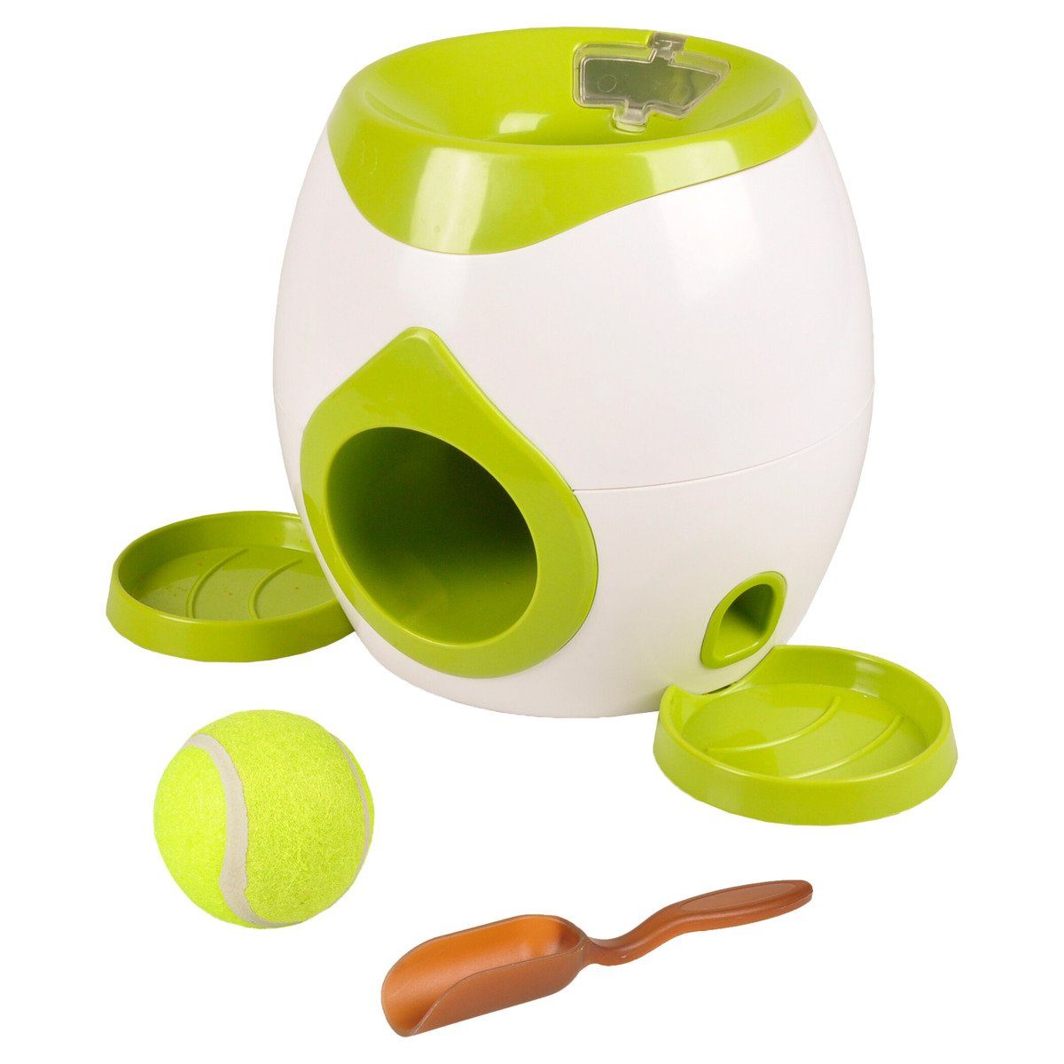 Flamingo Tier-Intelligenzspielzeug Hundespielzeug Wilson Leckerlispielzeug mit Tennisball