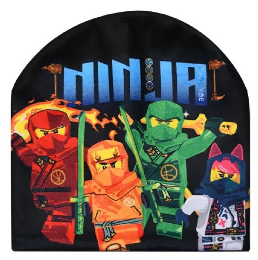 LEGO® kidswear Strickmütze Lego Ninjago Kindermütze Jungen Mütze 52 + 54 cm Lego Ninjago Strickmotiv Jungenmütze