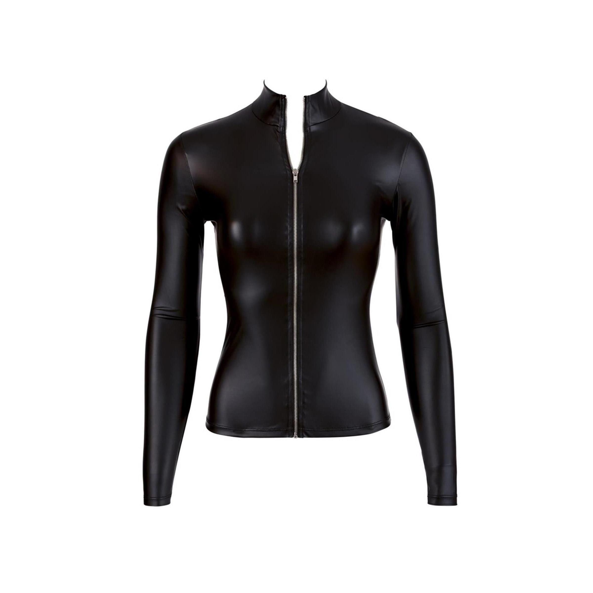 Cottelli PARTY Mesh-Top Cottelli PARTY - Shirt langarm Zip - (L,M,S,XL) günstig online kaufen