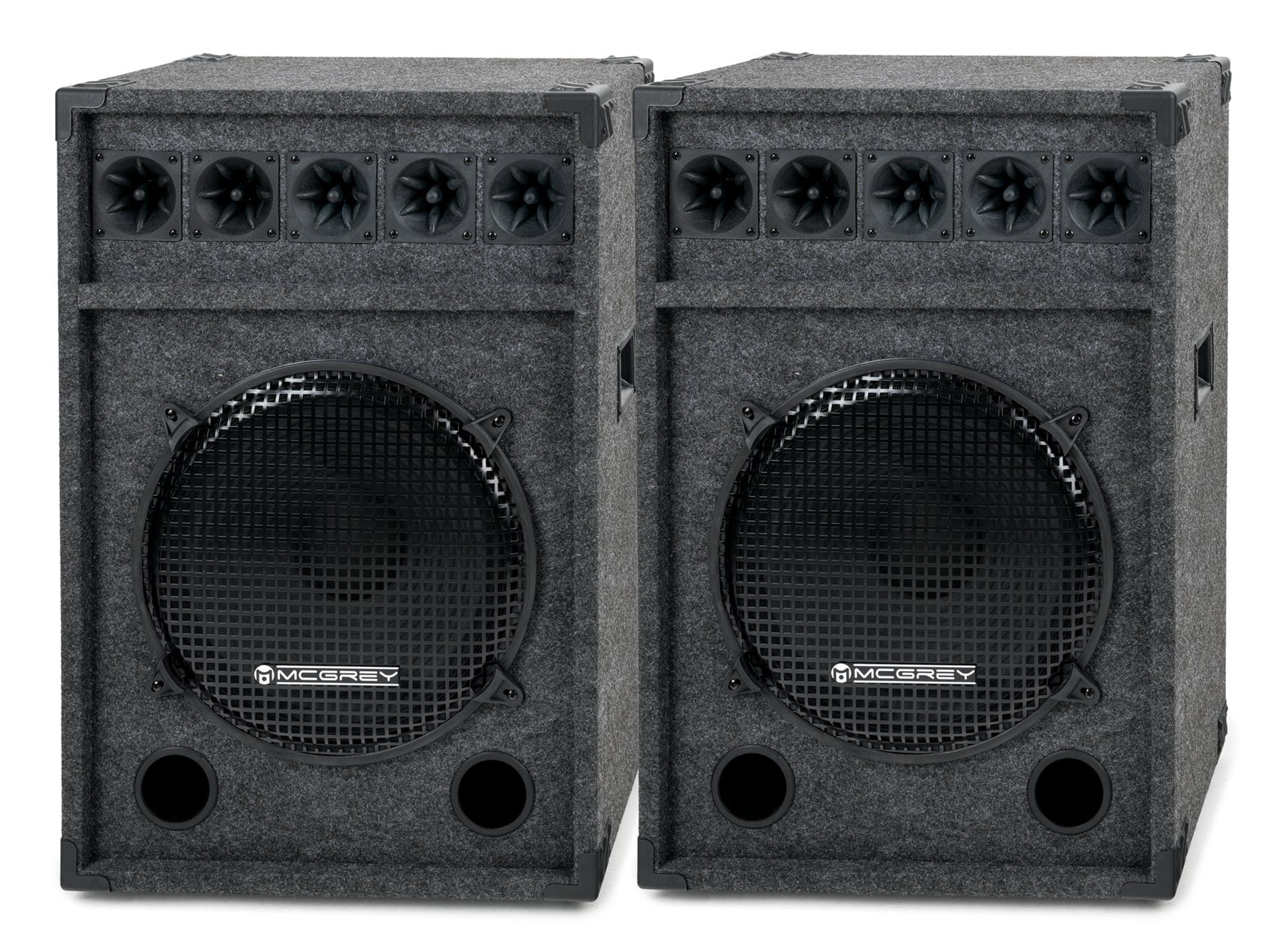 PA Lautsprecherbox mit 38cm (15) Subwoofer 2-Wege System, Holzgehäuse Lautsprecher