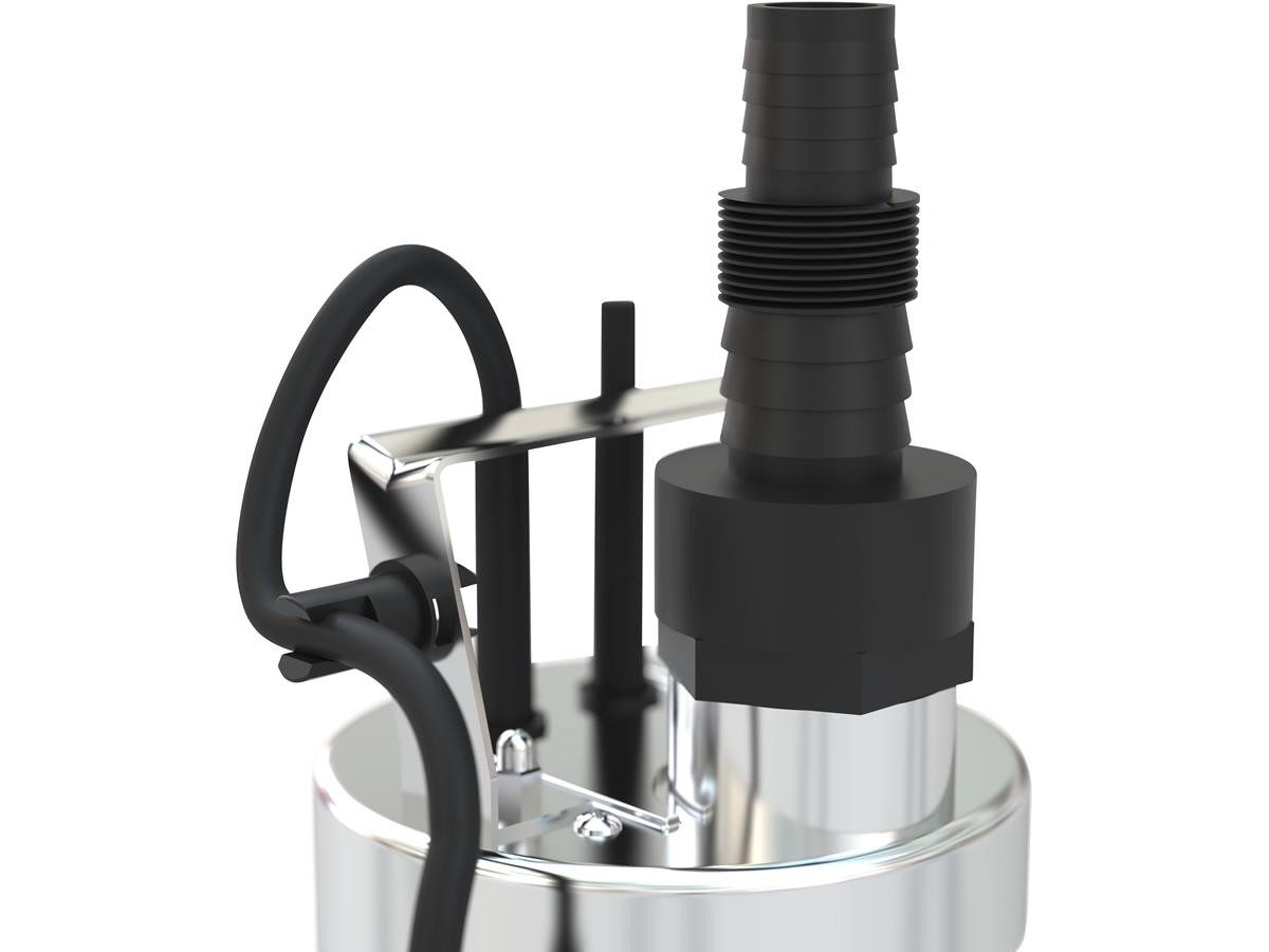 Güde Wasserpumpe Flachsaugerpumpe GFS 4000, 400 W, Fördervolumen 9000 l/h, max. Förderhöhe 6,5 m