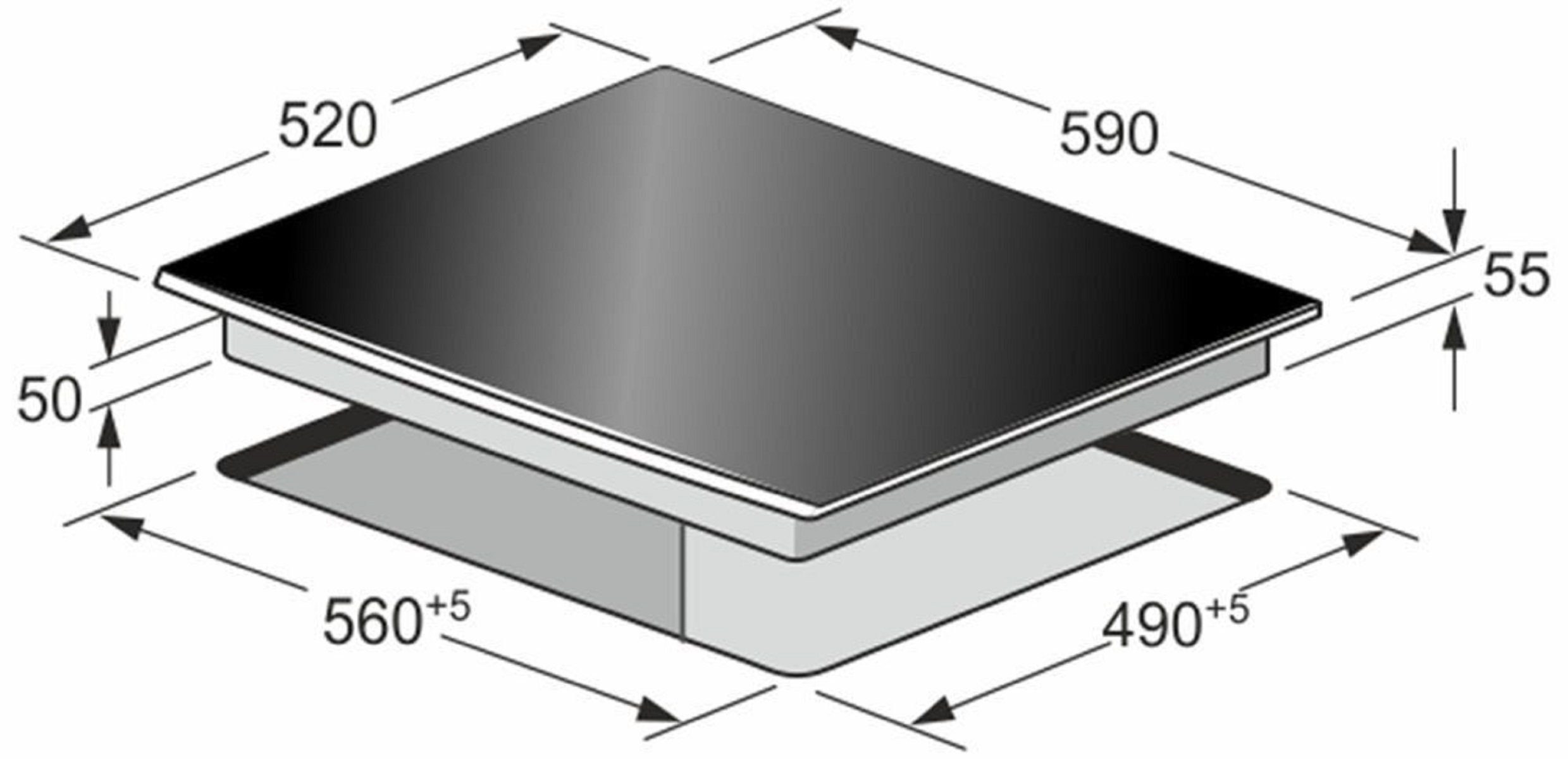 Kaiser Küchengeräte Induktions-Kochfeld, Kaiser Flex Induktionskochfeld 60 cm