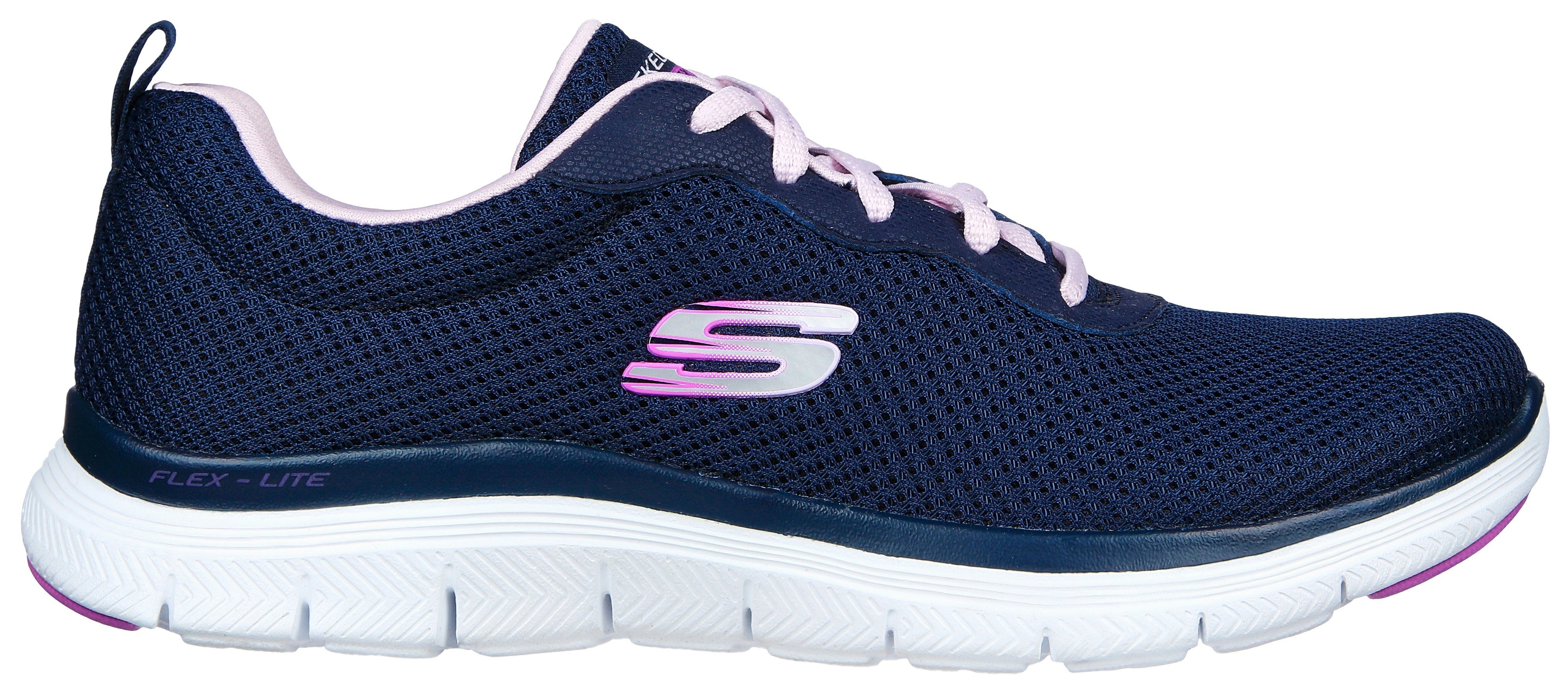 Skechers FLEX APPEAL 4.0 BRILLINAT VIEW Sneaker Freizeitschuh, Halbschuh, Schnürschuh mit Air Cooled Memory Foam