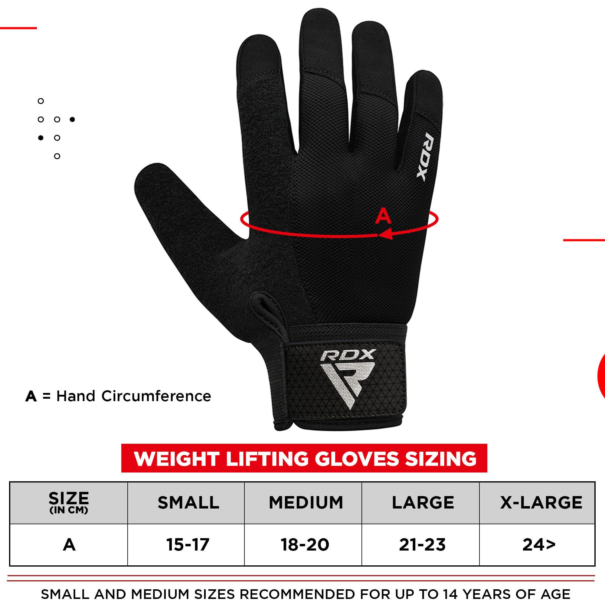 RDX Trainingshandschuhe RDX Fitness Handschuhe Full Finger Frauen Männer Gewichtheben Training