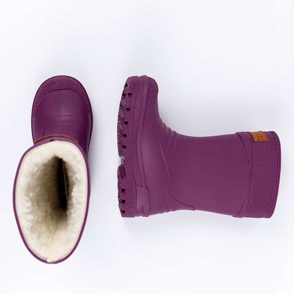 KAVAT Kavat Gummistiefel Regenstiefel mit Wolle Pöl Damson Plum Gummistiefel