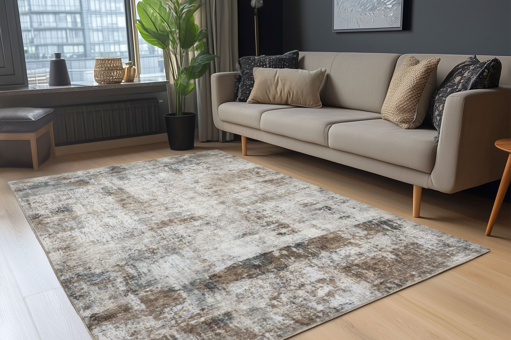Obsession Teppich Posh 302, rechteckig, Höhe: 12 mm, modernes Design, bedruckte Qualität, Wohnzimmer