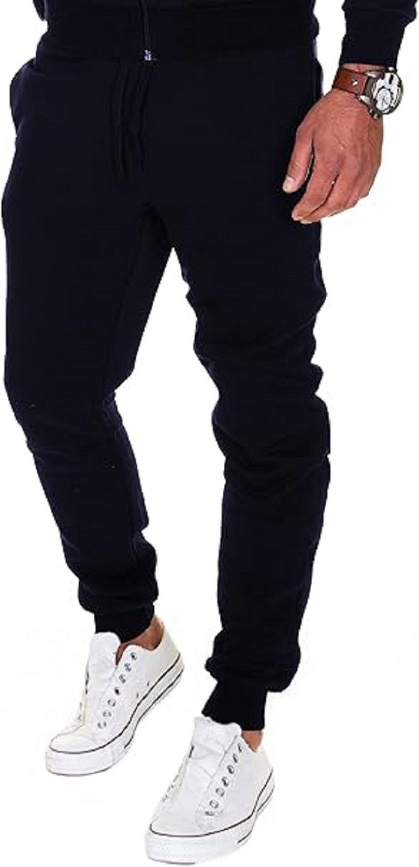 Jogginghose MERISH Jogginghose Herren Baumwolle Slim Fit (Dunkelblau, XXL)