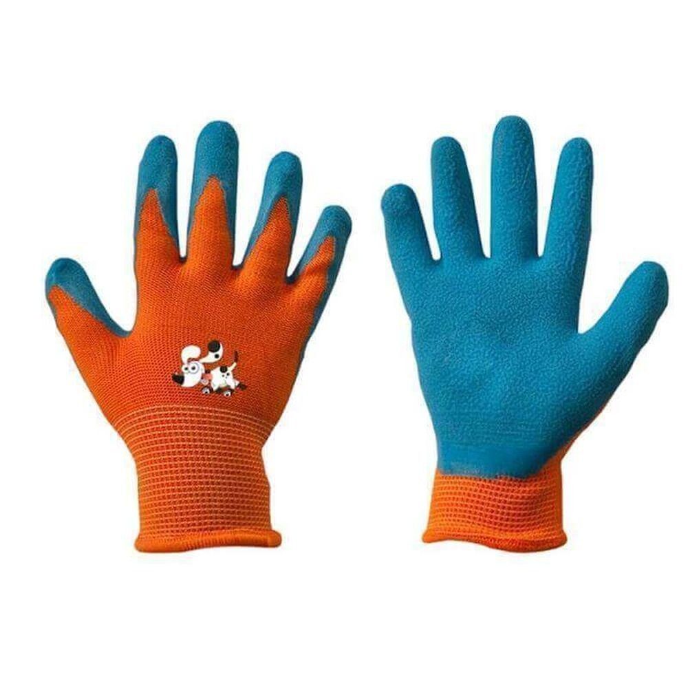 GarPet Gartenhandschuhe Kinder Schutzhandschuhe Latex Garten Handschuhe Arbeitshandschuhe (1-St)