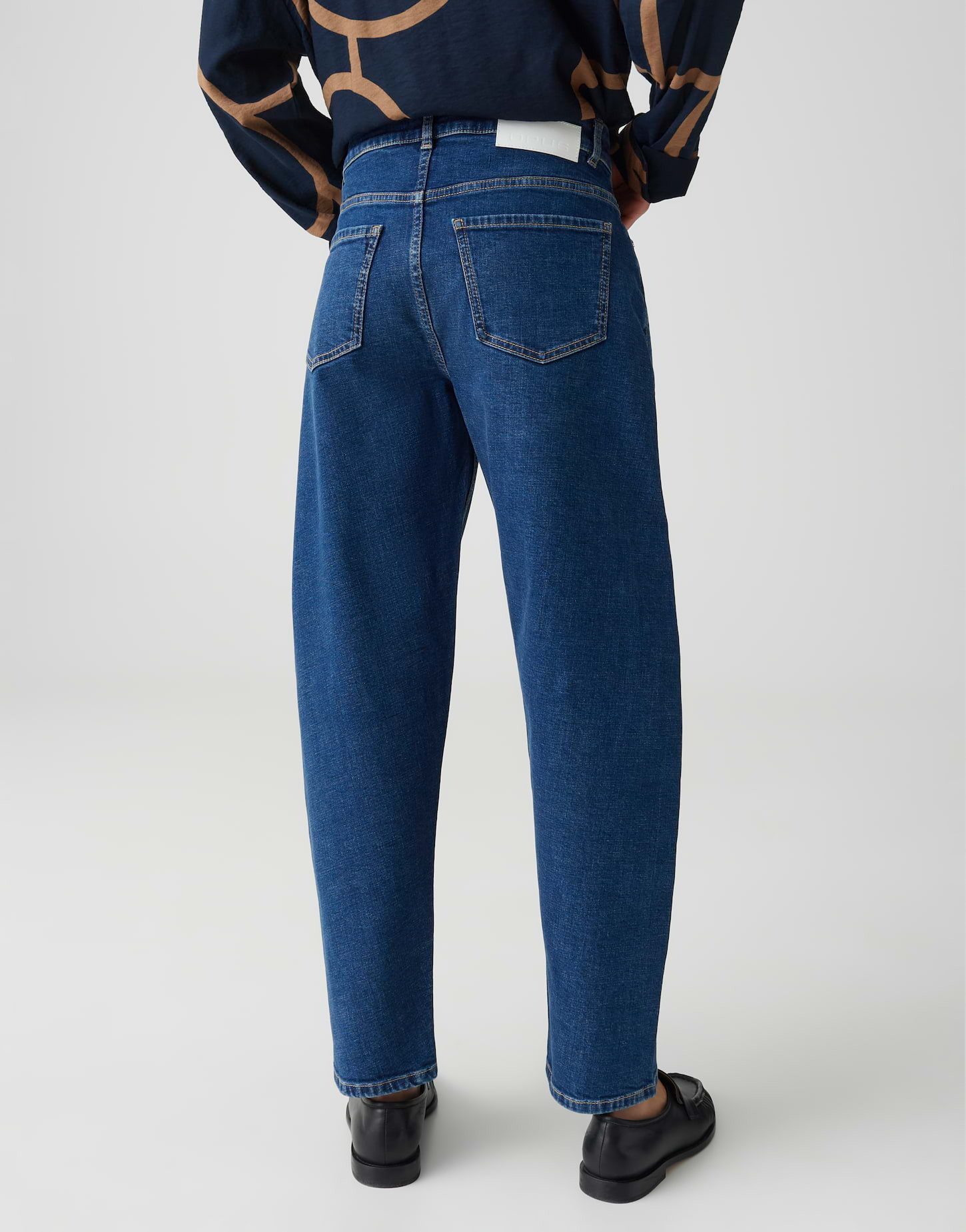 OPUS Relax-fit-Jeans Denim Pants mit ovalem Bein Authentische Waschung mit moderner Form