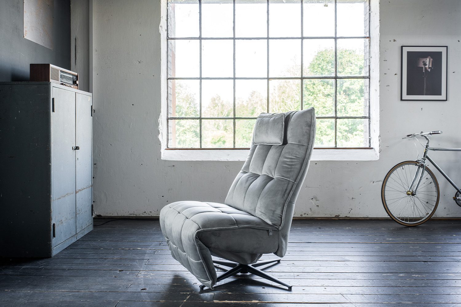 KAWOLA Relaxsessel MIKO, Drehsessel motorisch verstellbar, günstig online kaufen