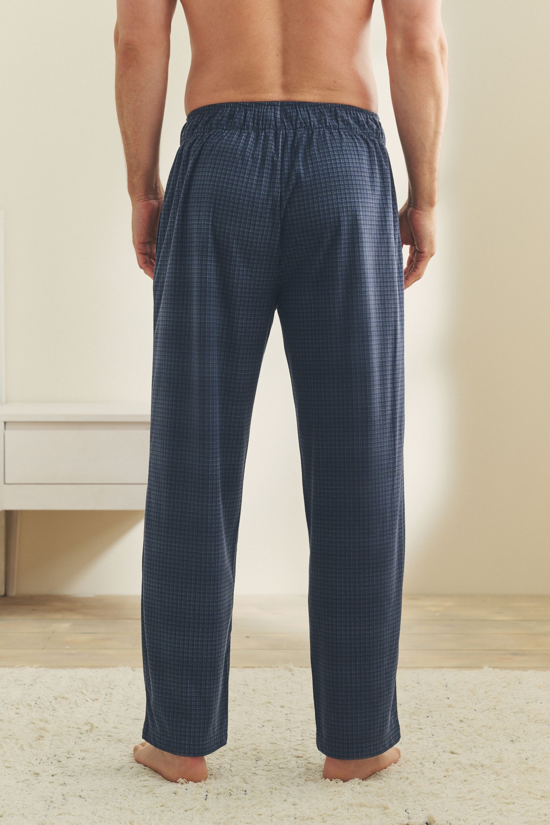 Next Pyjama Motionflex Schlafanzughose mit kleinem Karomuster (1 tlg) günstig online kaufen