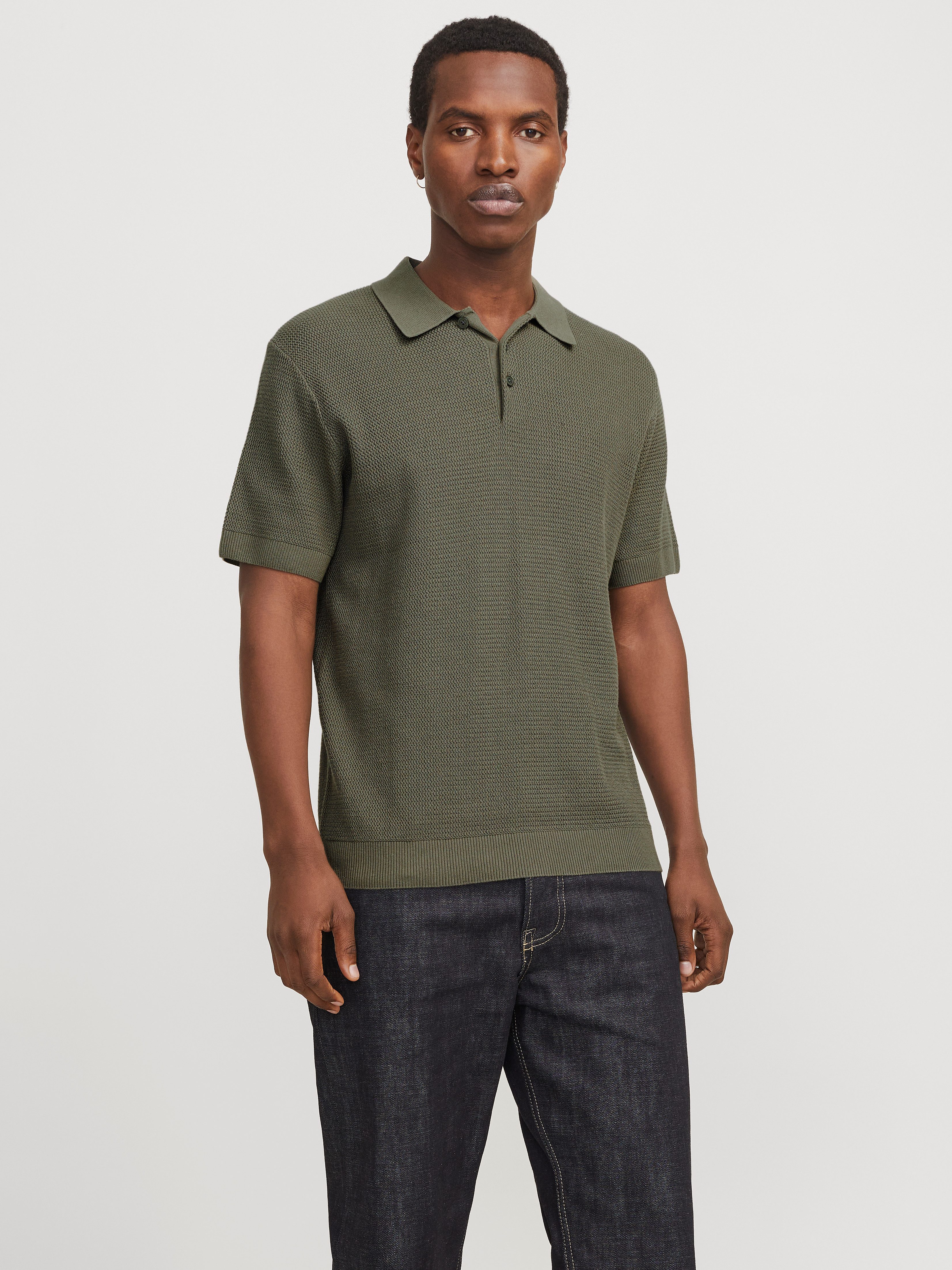 Jack & Jones Polokragenpullover JPRCCCOOPER KNIT günstig online kaufen