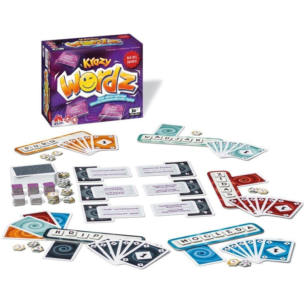 Ravensburger Spiel Ravensburger 27241 Krazy Wordz Erwachsenen-Edition, Ravensburger 27241 Krazy Wordz Erwachsenen-Edition, Made in Europe