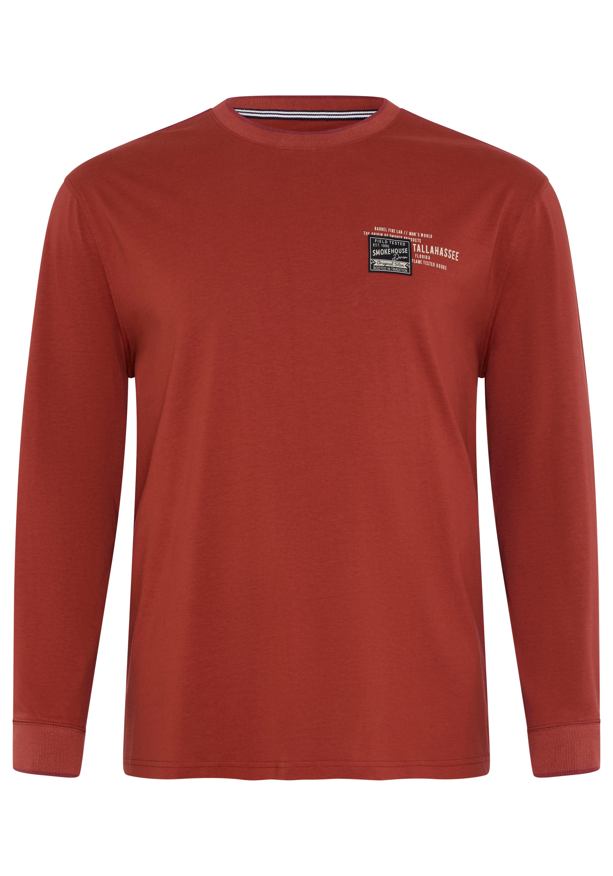 Man's World Plus Rundhalsshirt auch in Grosse Größen bis Gr. 7XL Regular Fit, mit langem Arm, bedruckt, für Casualmode – Bild 3 von 5
