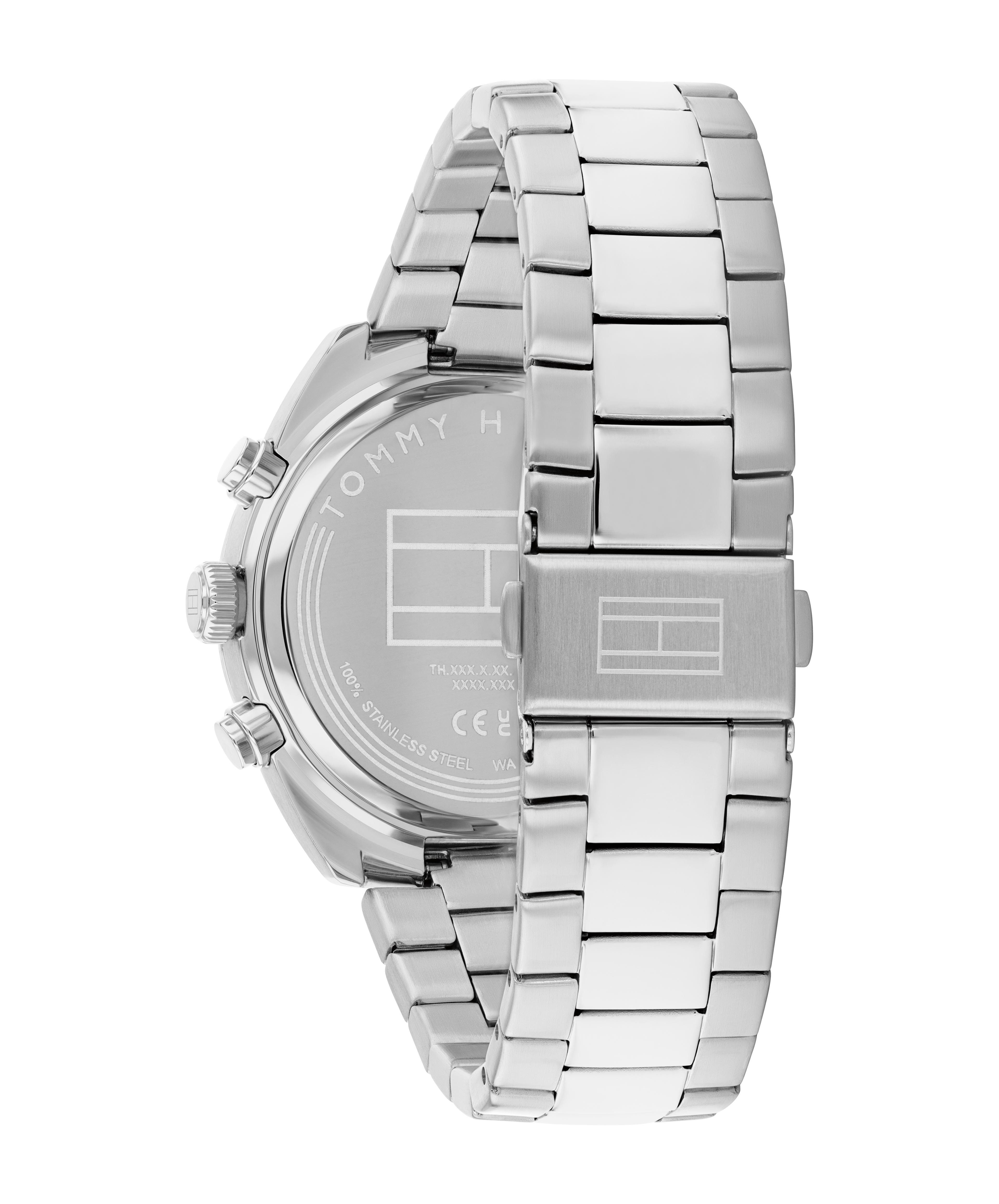 Tommy Hilfiger Quarzuhr HUDSON 1710722, Quarzuhr, Armbanduhr, Herrenuhr, Edelstahlarmband, analog
