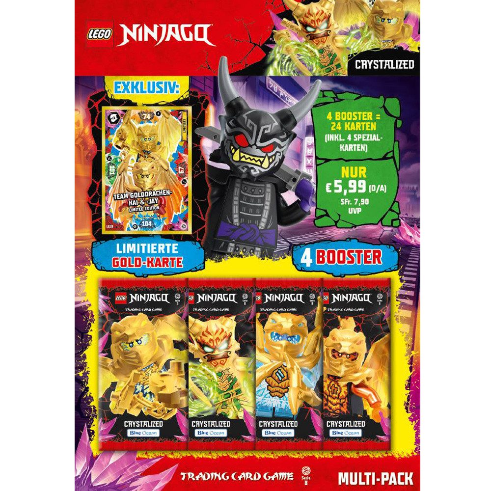 LEGO® Sammelkarte LEGO Ninjago Serie 8 Trading Cards - 1 Multipack (zufälli günstig online kaufen