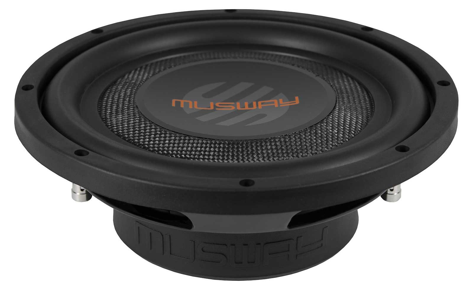 Musway MUSWAY MWS1044 Subwoofer Flachbauweise 25 cm Auto-Subwoofer
