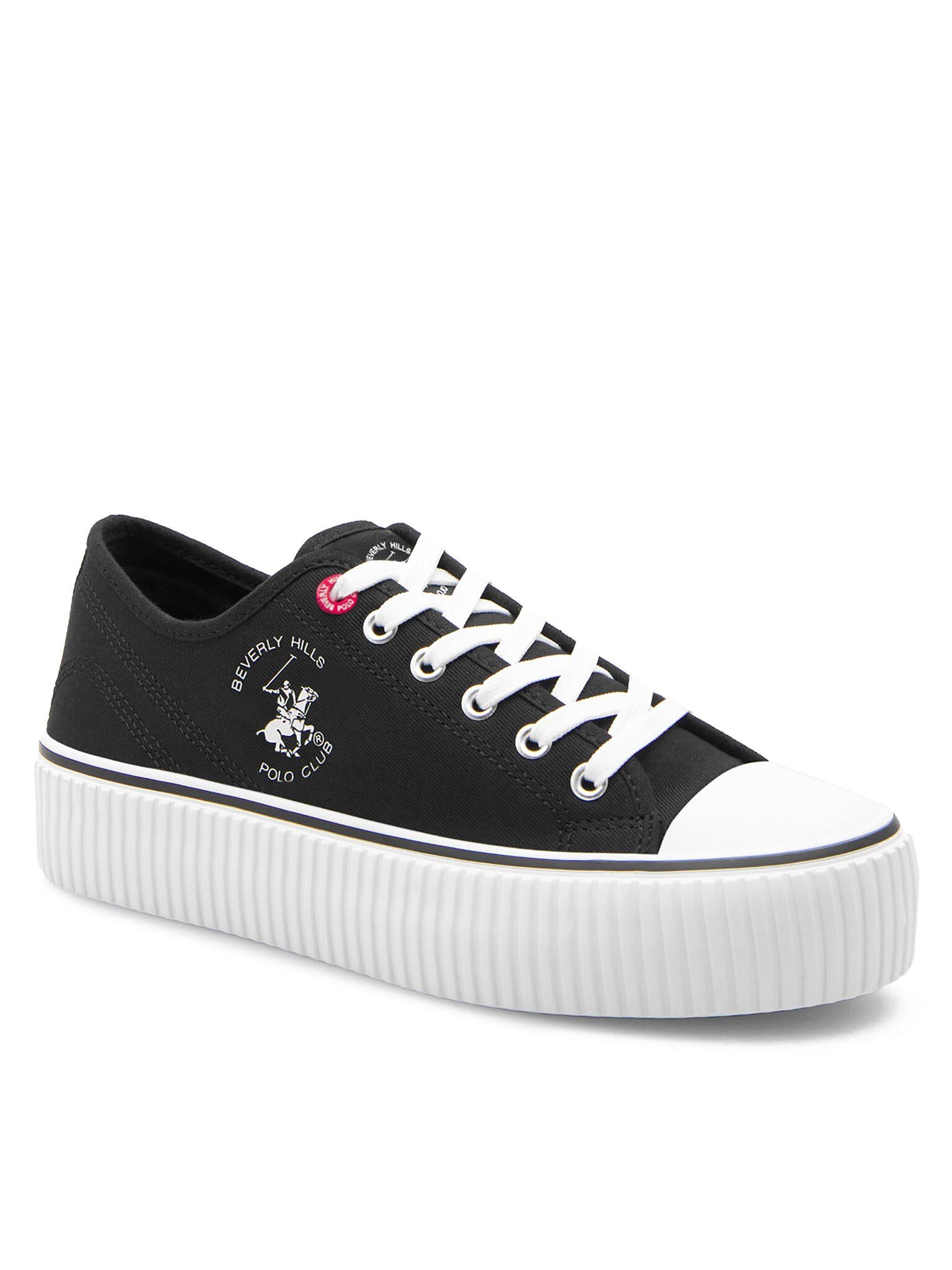 Sneakers aus Stoff W-BHPC027M Schwarz Sneaker