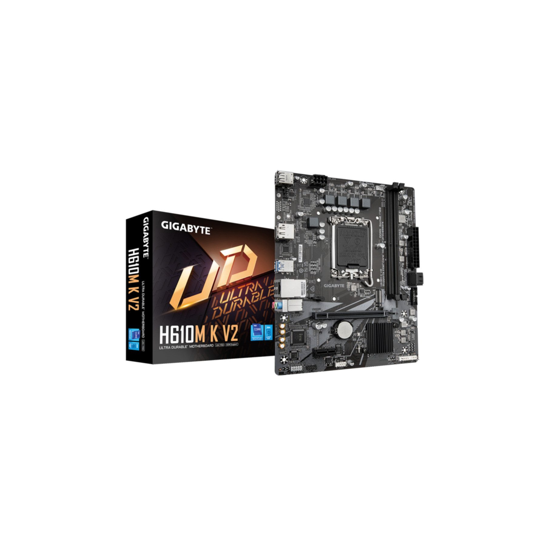 Gigabyte H610M K V2 Mainboard – Intel Core 14. Generation CPUs, bis zu 5600 MHz Mainboard