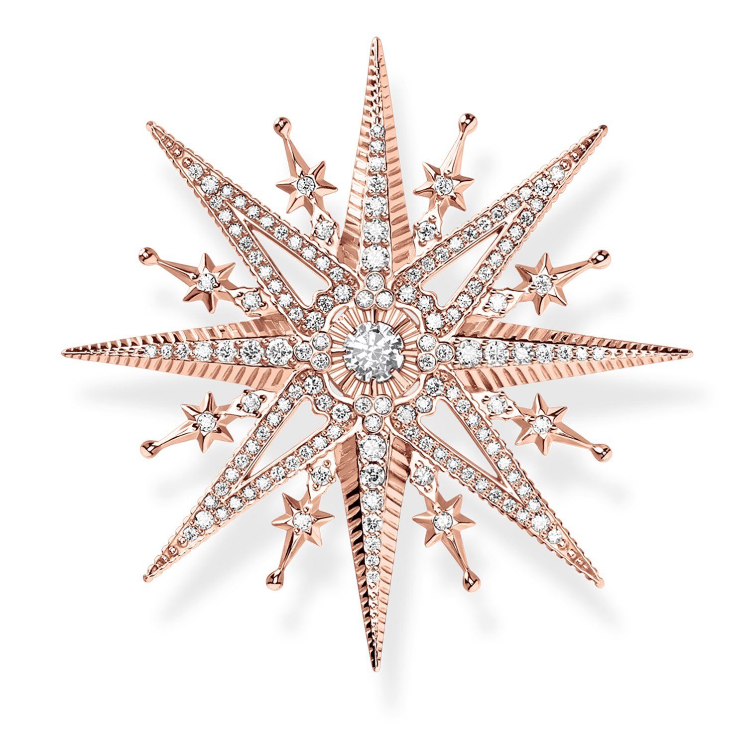 THOMAS SABO Sternanhänger Brosche Stern...