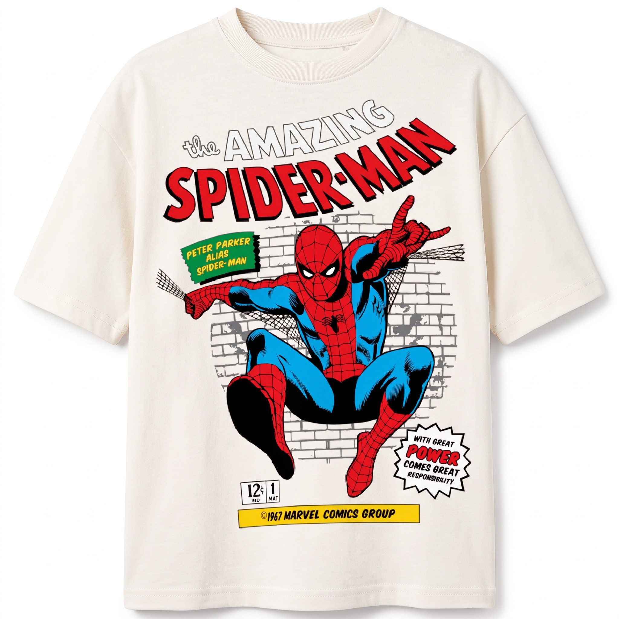 MARVEL Print-Shirt Marvel Spiderman Kinder Jungen T-Shirt Kurzarm Shirt Gr.104-134 (1-tlg)