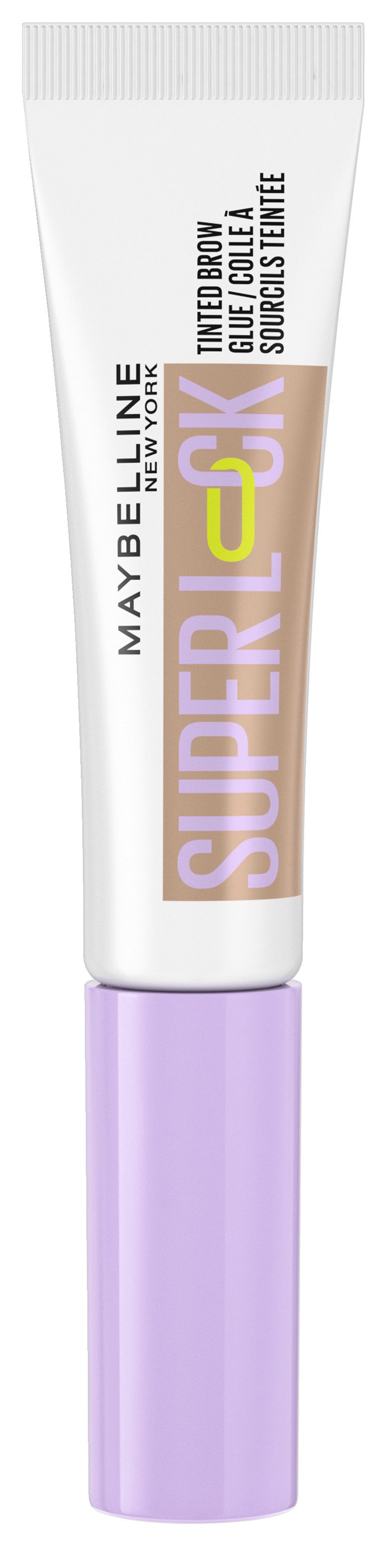 MAYBELLINE NEW YORK Augenbrauenpflege SUPER LOCK BROW GLUE AUGENBRAUENGEL, fixiert, definiert, formt, setzt Highlights, wischfest