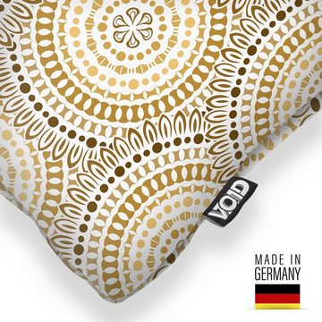 Kissenbezug, VOID (1 Stück), Ethno Ornamente Design Muster Beige Braun Orient Design Muster griech