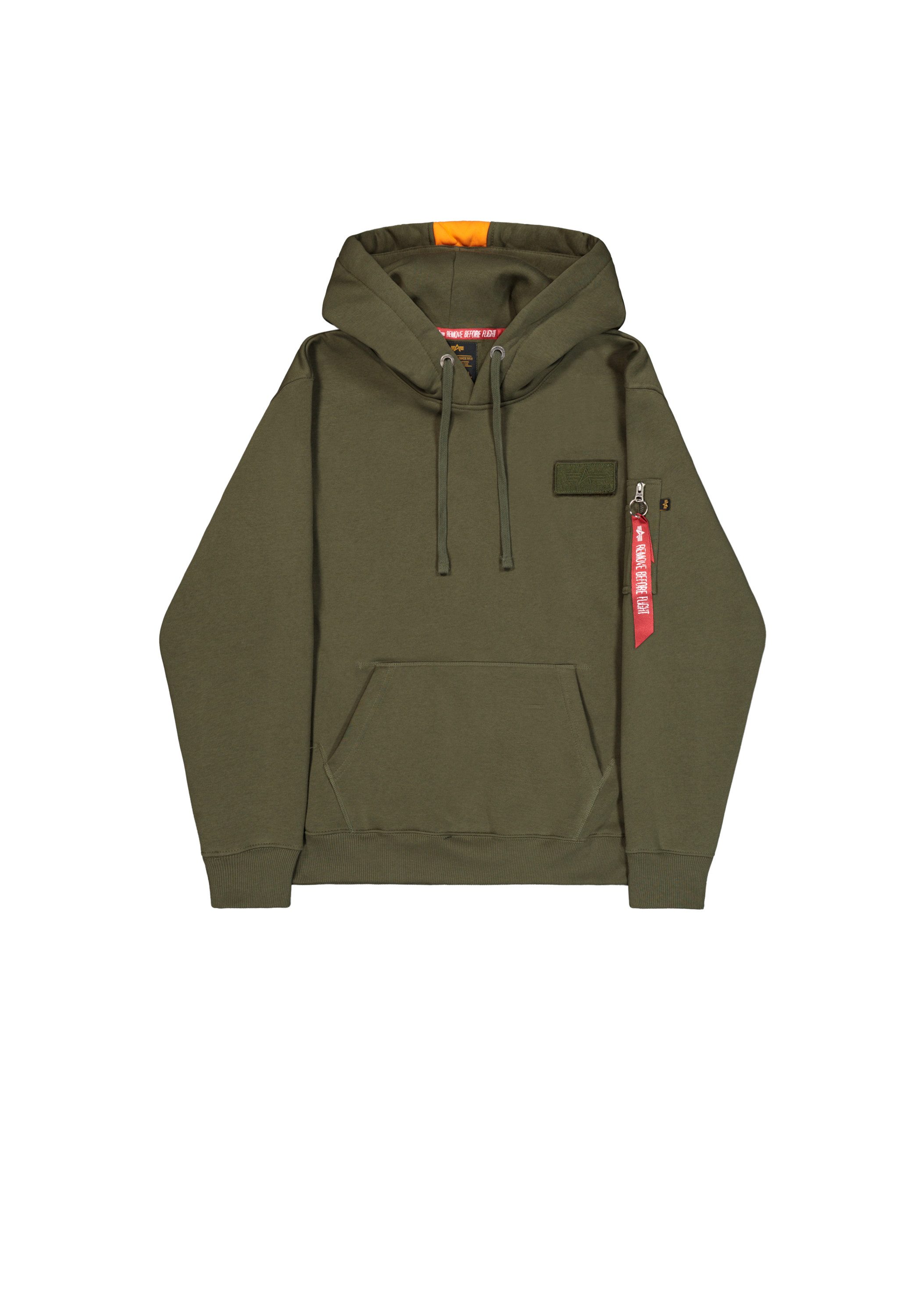 Alpha Industries Hoodie Red Stripe Hoodie