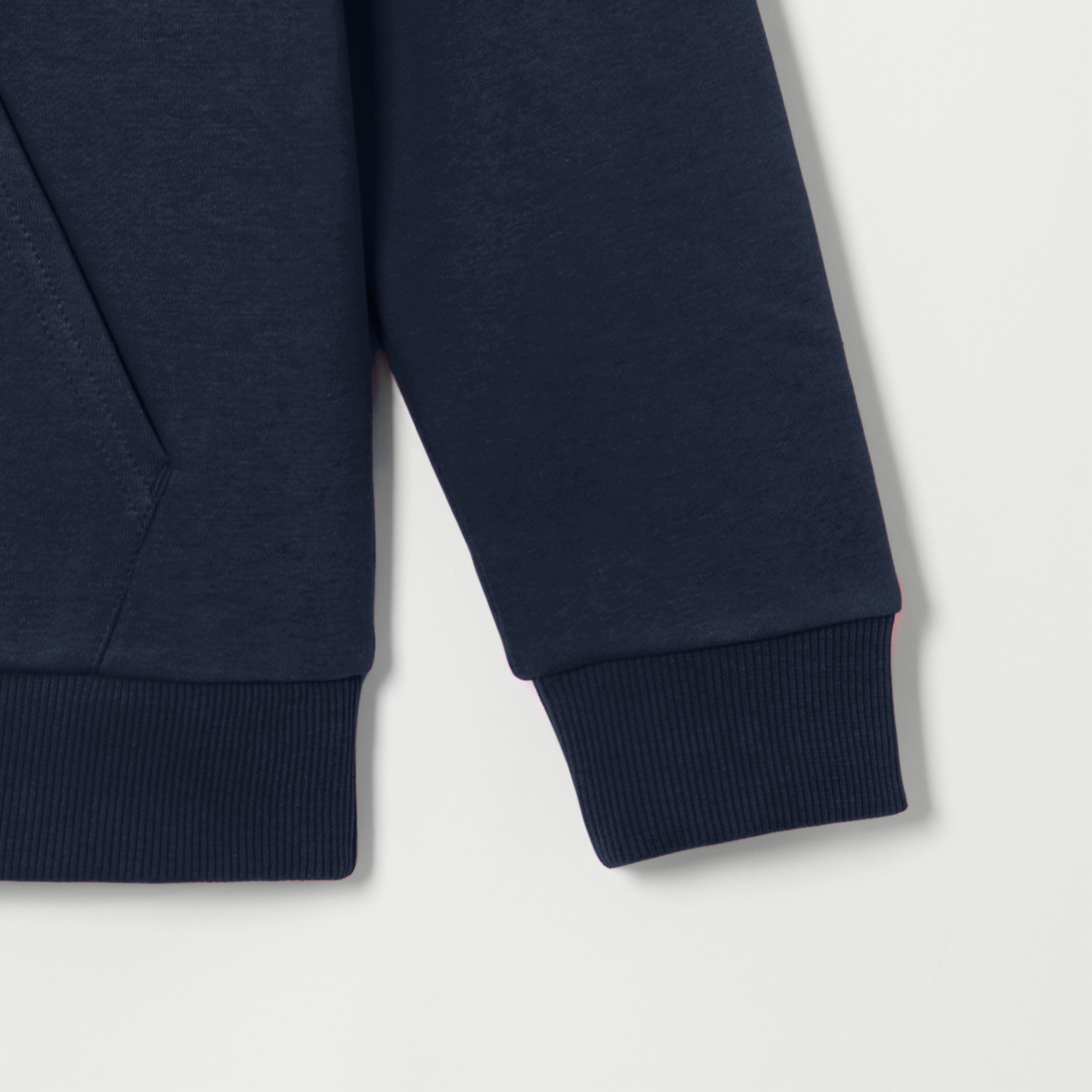 Ellesse Kapuzensweatshirt mit Baumwolle und Polyester, Langarm-Ausführung, gerader Abschluss