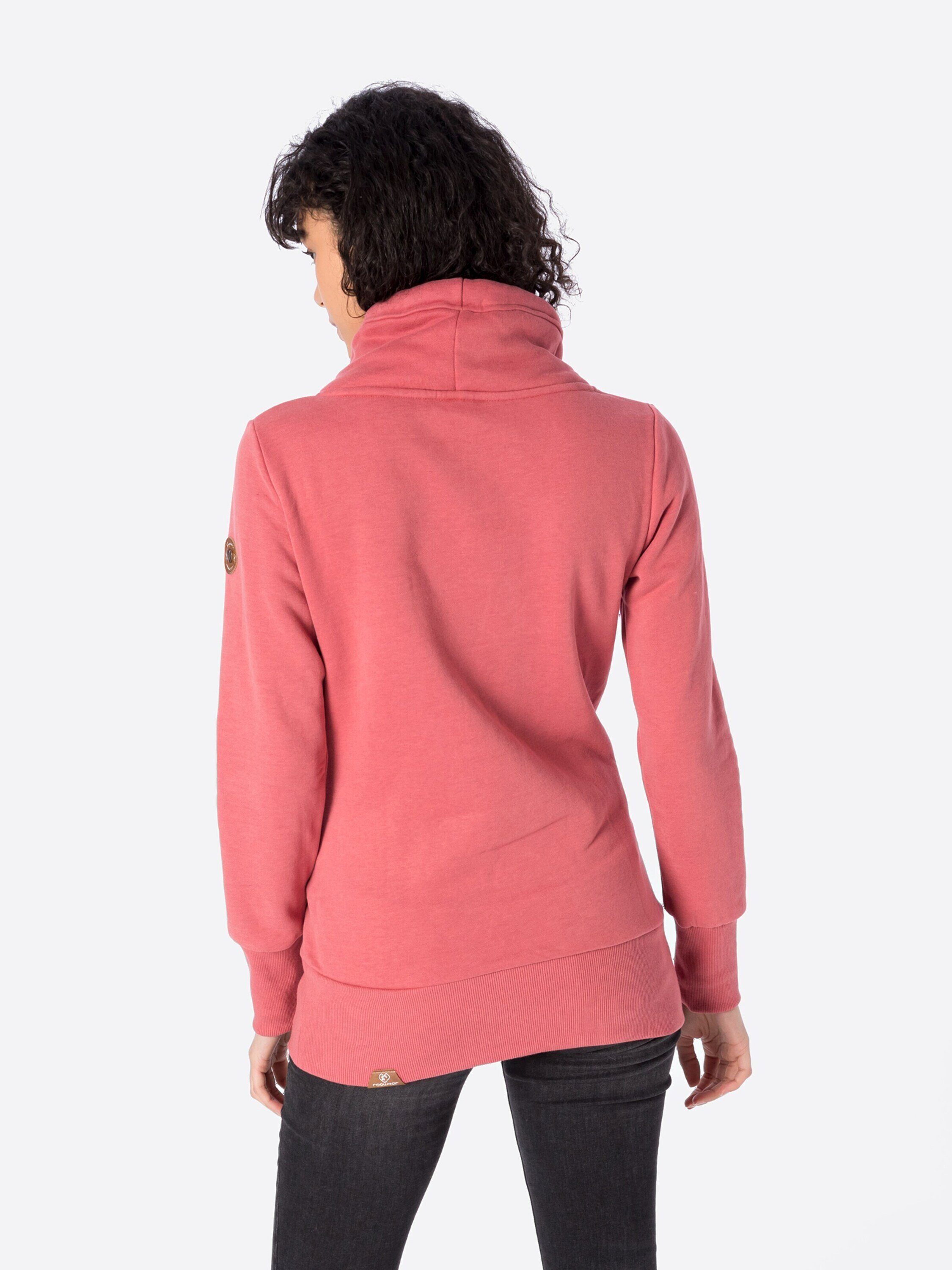 Plain/ohne Details Ragwear Neska Sweatshirt ROSE (1-tlg)