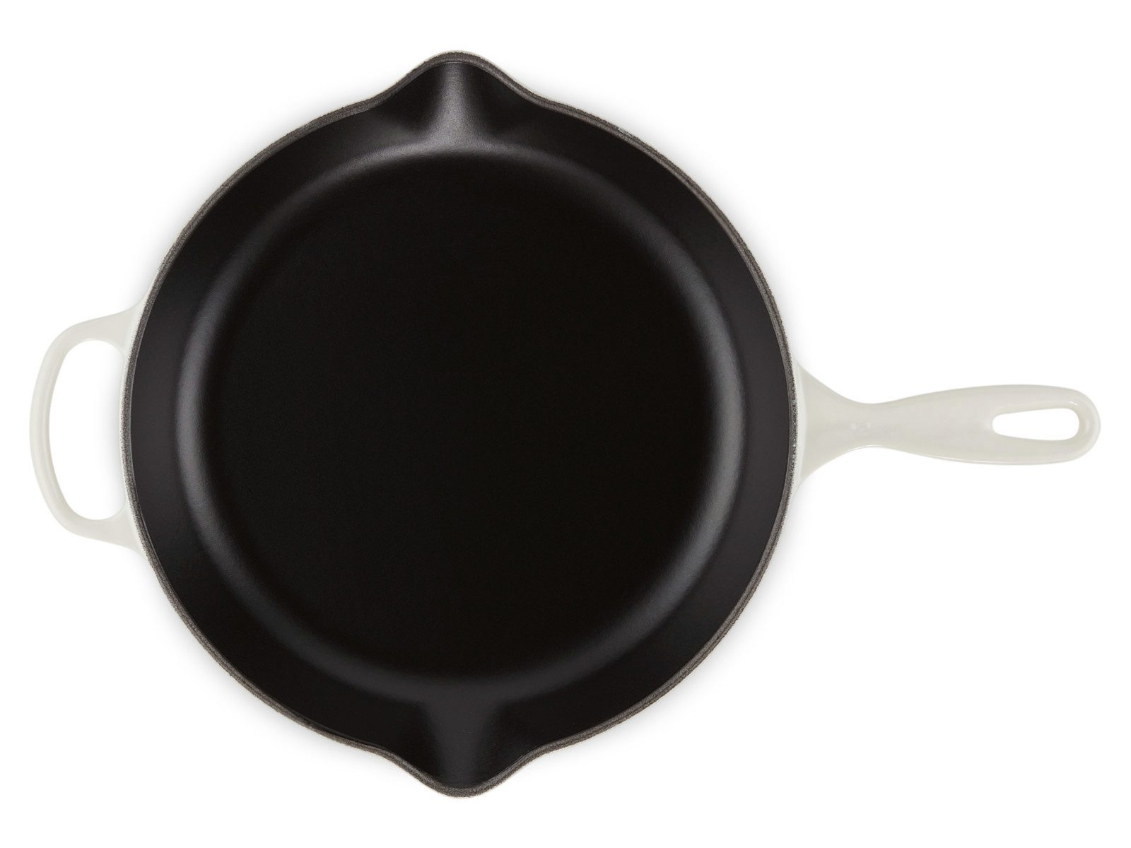 LE CREUSET Bratpfanne Brat- und Servierpfanne Signature rund meringue 30cm