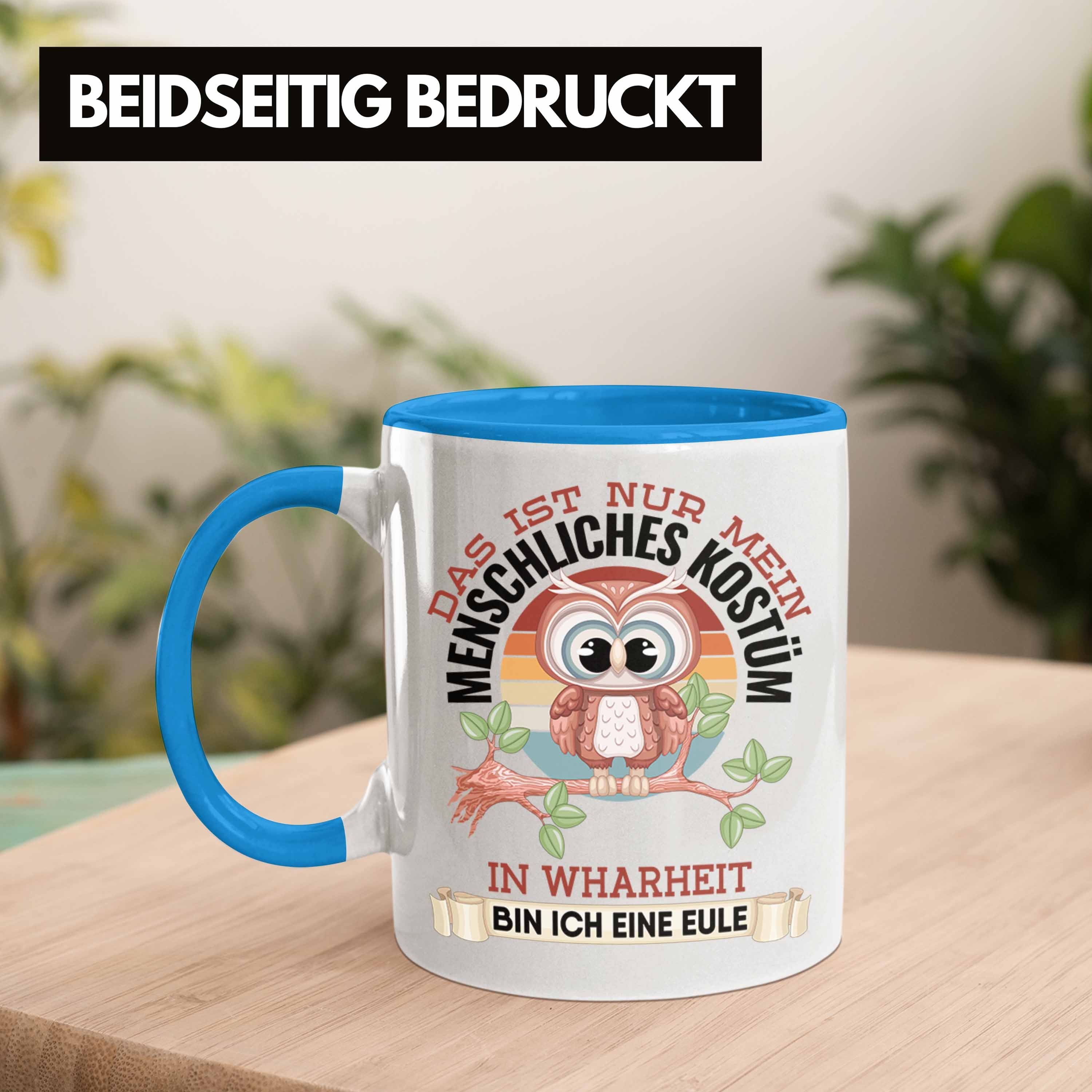 Mei Das Blau Tasse Fans Trendation Becher Geschenk Nur Eulen Tasse Ist Frauen Eulenliebhaber