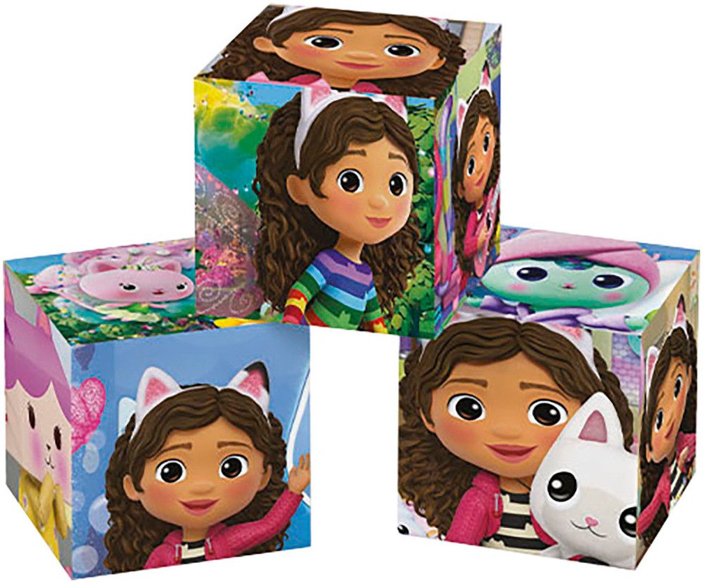 Clementoni® Würfelpuzzle Gabby's Dollhouse, 12 Puzzleteile, günstig online kaufen