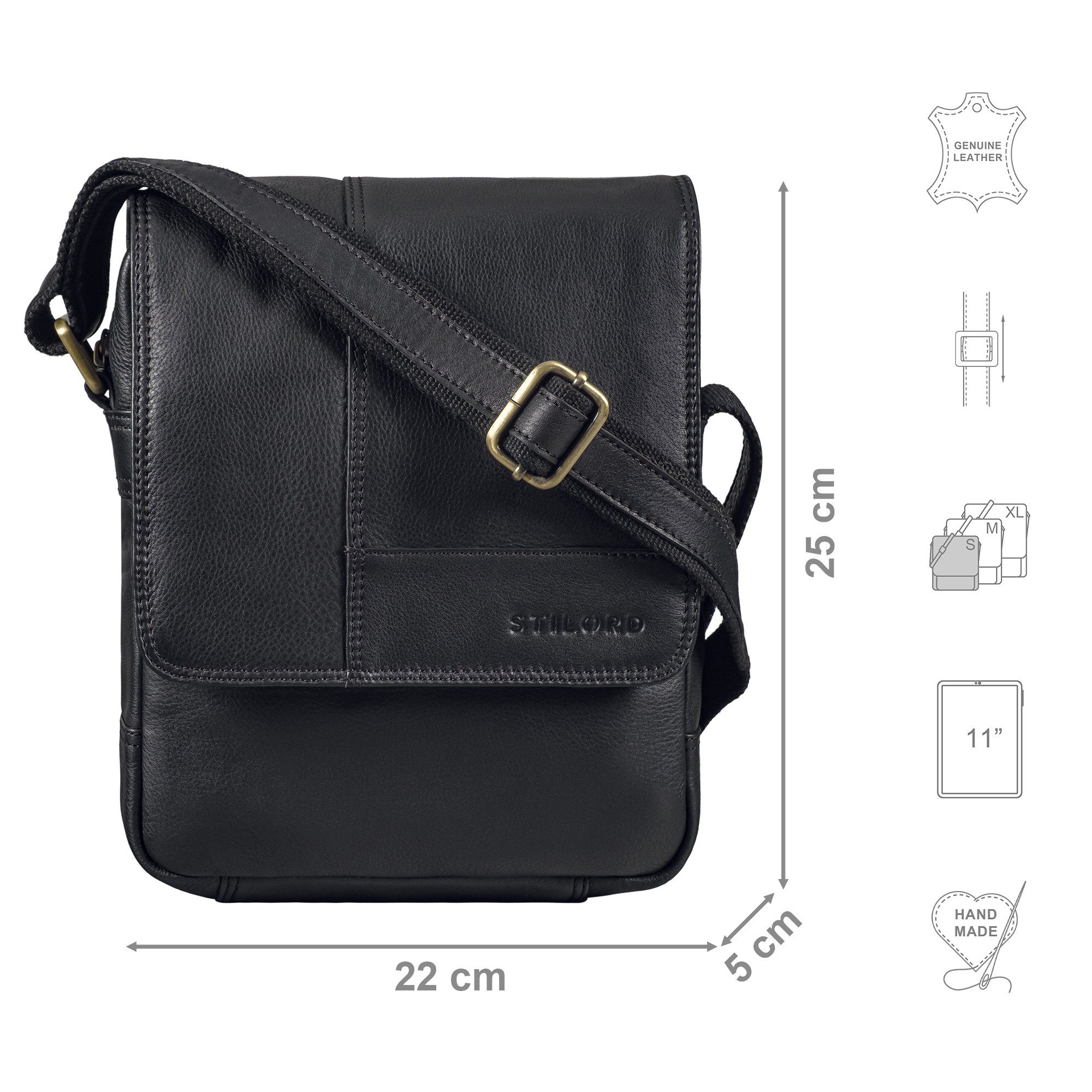 STILORD Schultertasche "Andy" Messenger Bag Herren günstig online kaufen