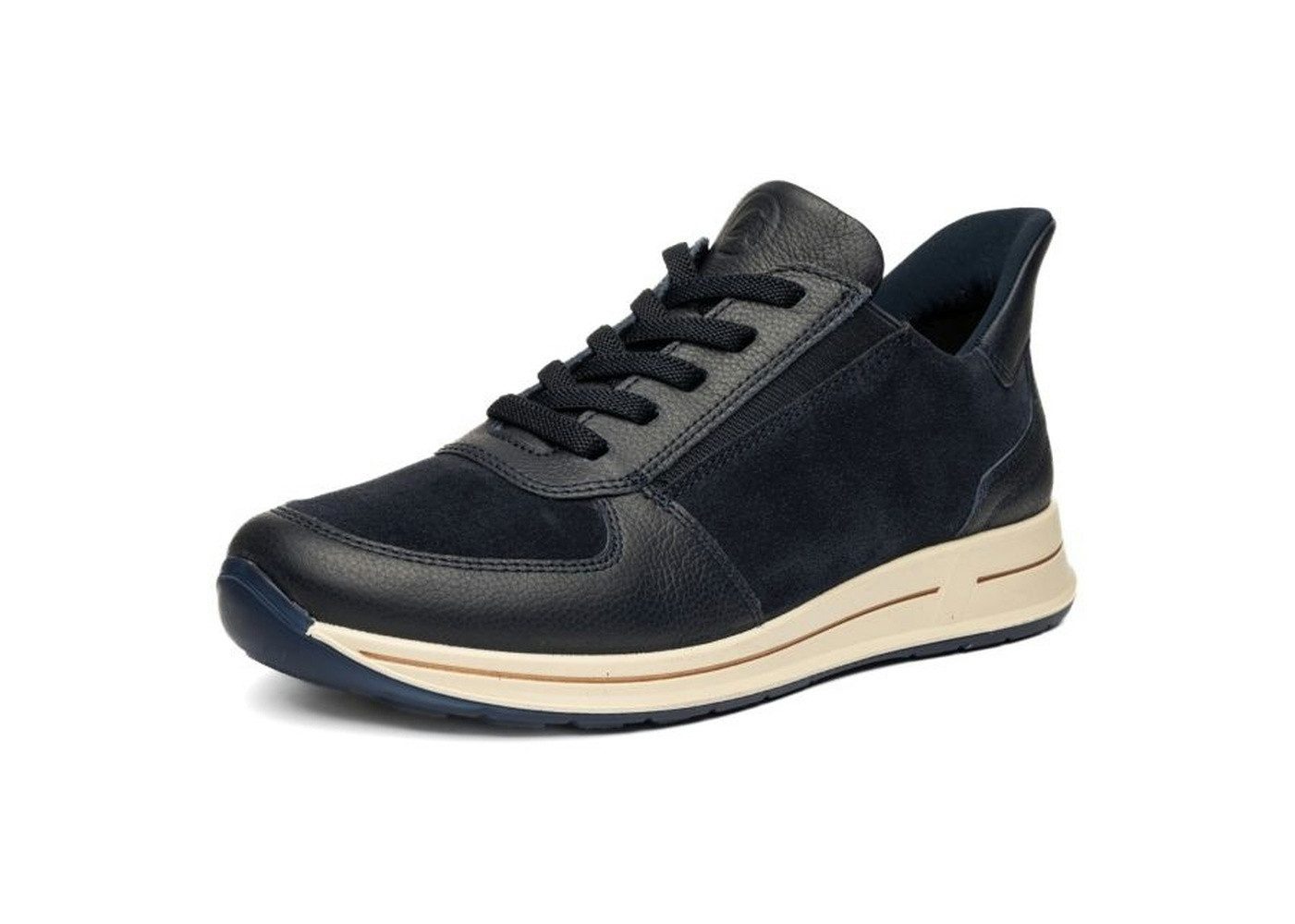 Ara OSAKA Slip-On Sneaker Freizeitschuh, Slipper mit elastischen Schnürsenkeln