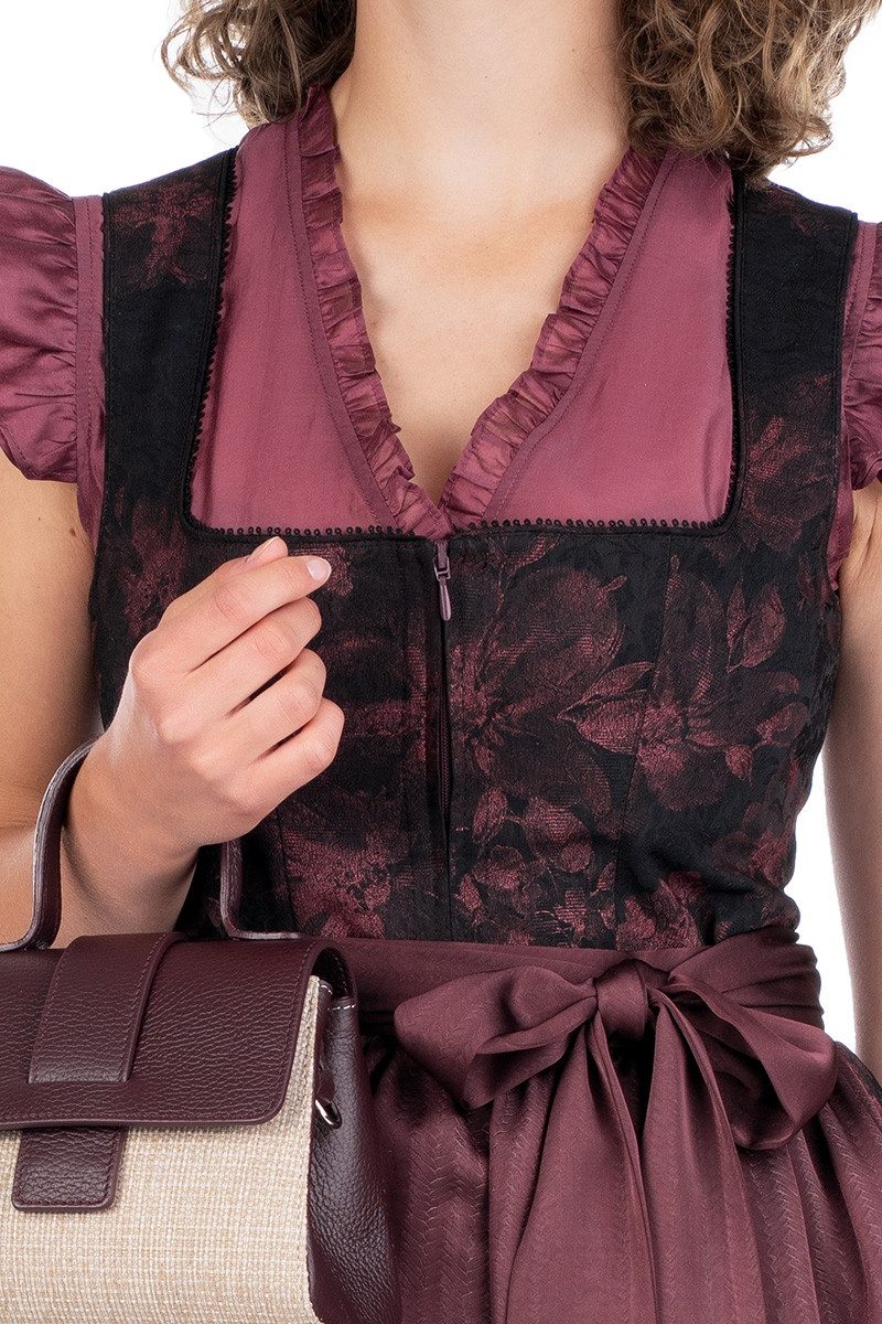 MarJo Dirndl Midi Dirndl 2tlg. - IGGENSBACH - schwarz/bordeaux