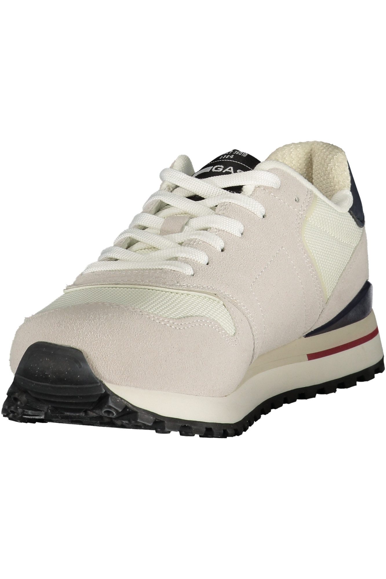 GAS Sneaker Weißer Herrensportschuh mit Kontrastdetails &