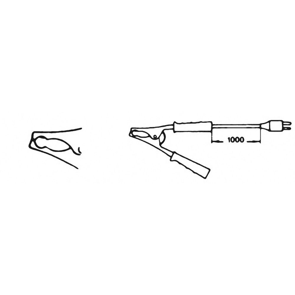 Thermodetektor Greisinger GTZ 300 Zangenfühler -65 bis 150 °C Fühler-Typ K