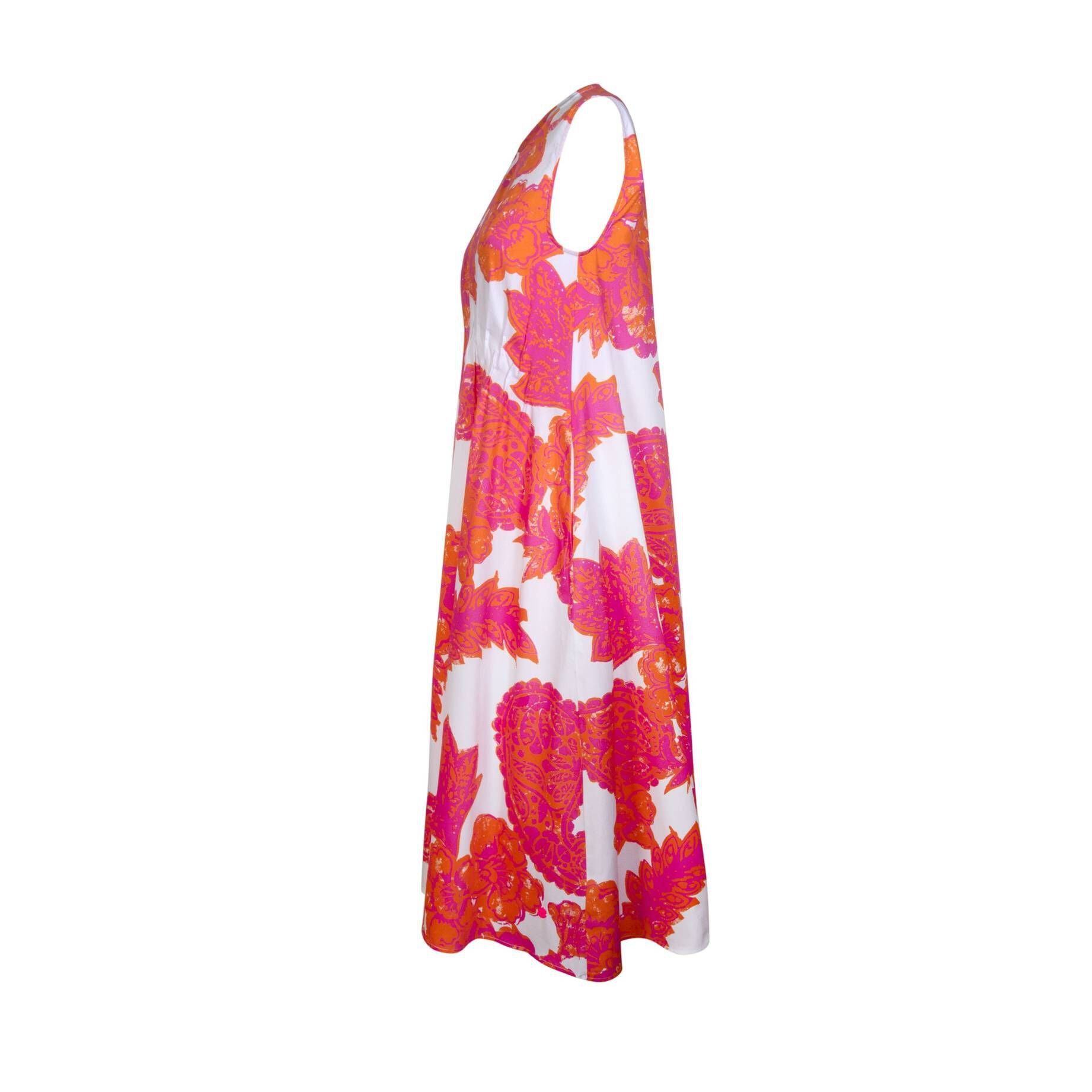 (1-tlg) Kleid Sommerkleid Damen Lieblingsstück ROSALEAL Mandarin