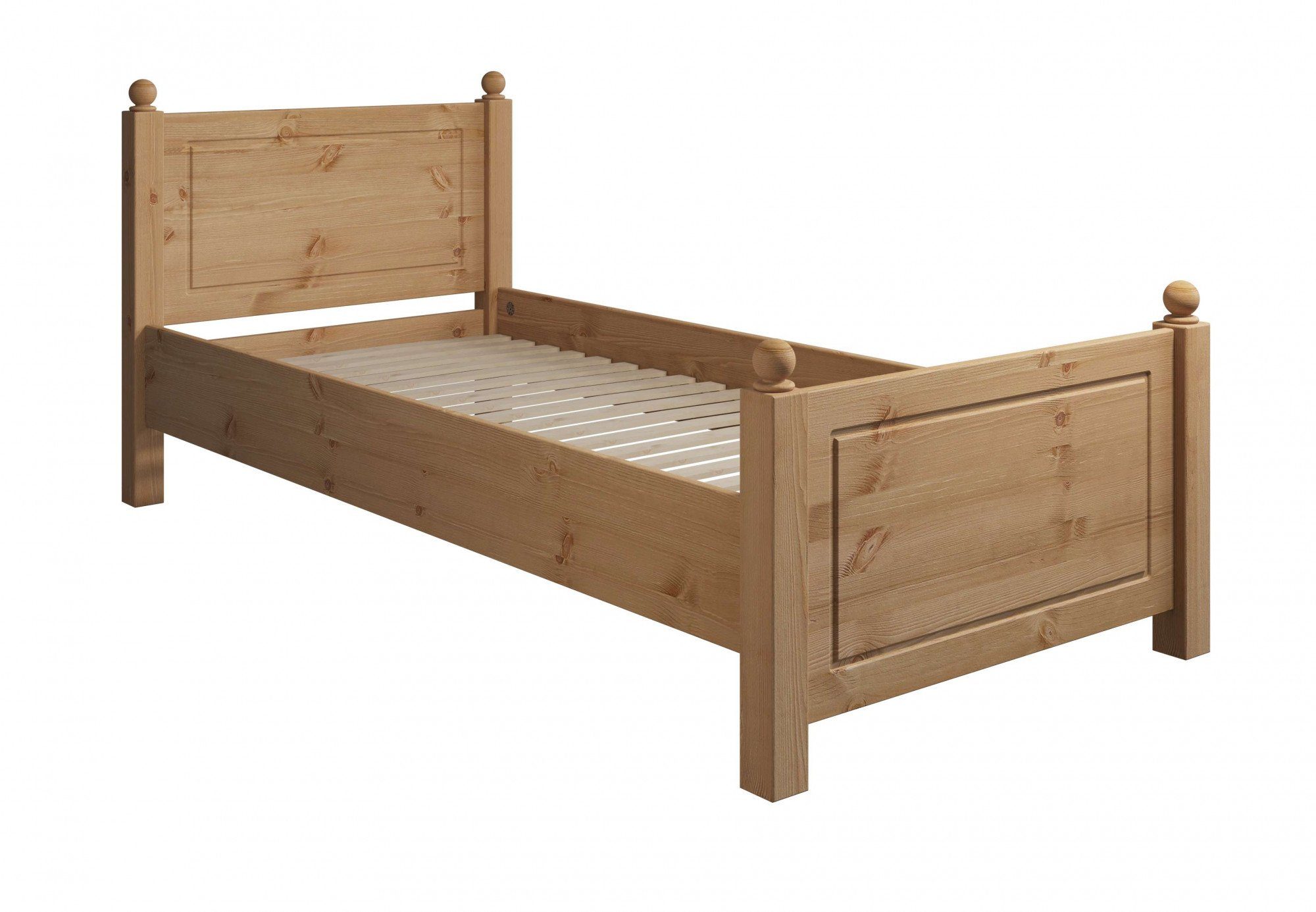 OTTO home Massivholzbett Mila, hohe Belastbarkeit Jugendbett,! FSC® zertifiziertes Massivholz (Breite/Belastbarkeit 180cm/220 KG, 140cm/180 KG, 90cm/=120 KG), a – Bild 4 von 5