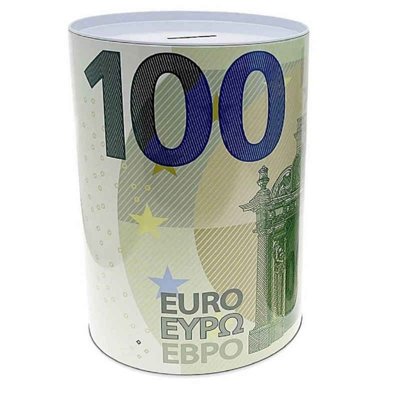 Bada Bing Spardose XXL Metalldose 100 Euro Blechspardose 21 cm groß, (Stück, 1-tlg), XXL