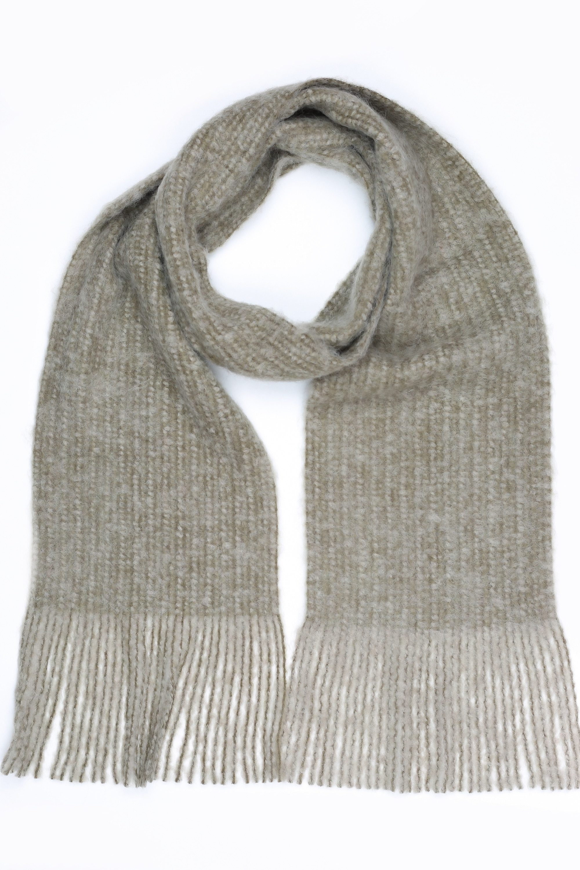 COLLEZIONE ALESSANDRO Wollschal Wolltraum, (1-St), Made in Italy in Melange-Tönen