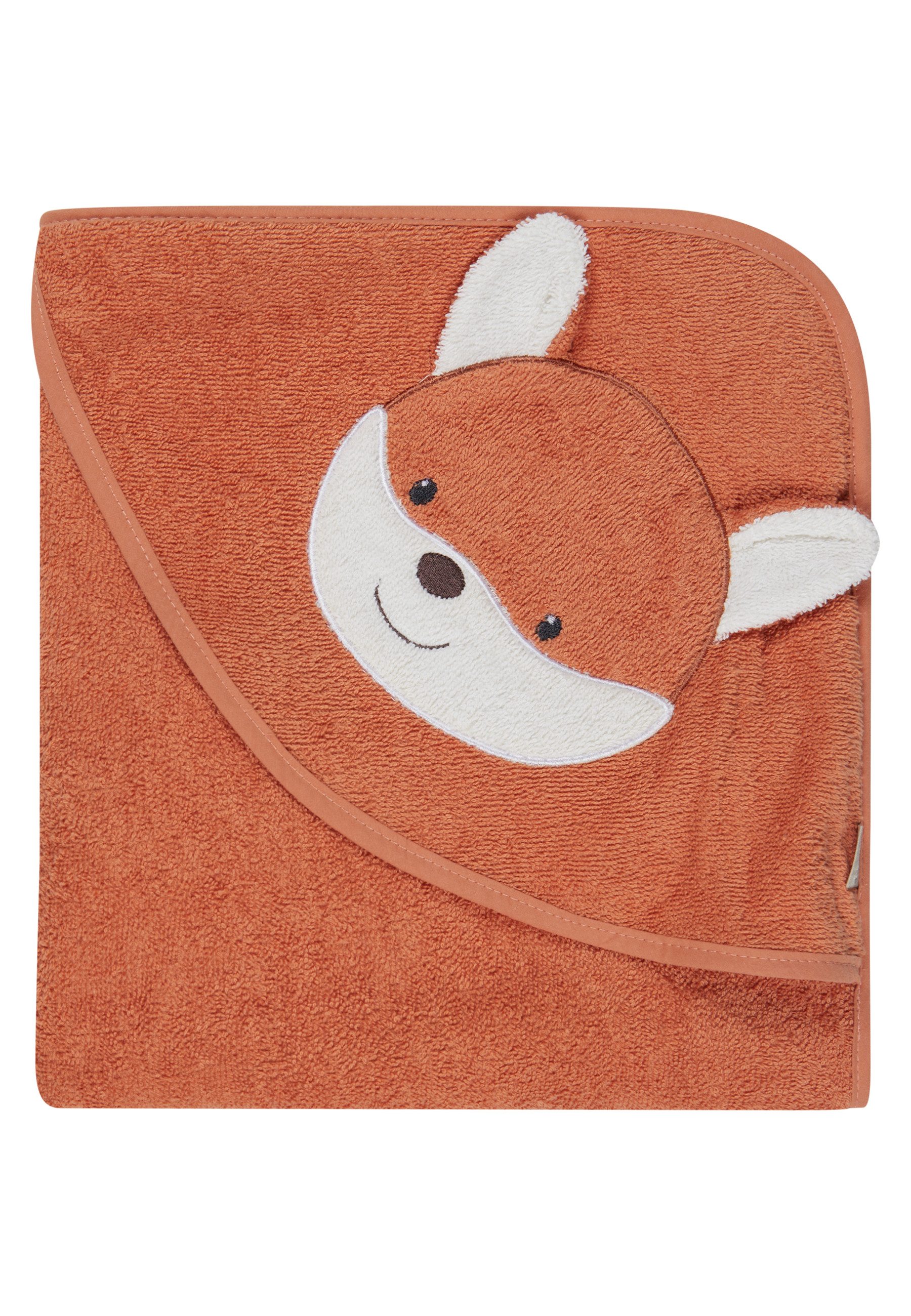 Sterntaler® Badetuch Sterntaler® Motiv-Kapuzenbadetuch Fuchs Filou, Babyhandtuch, Frottee (1-St)