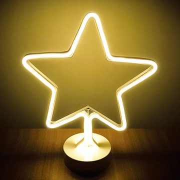 Natsen LED Nachtlicht, Form: Grün Baum und Stern (gruppe), Deko-Licht für Kinder, Freunde, Geschenk warmweiß Für Innenräume. Hochzeit, Party, usw