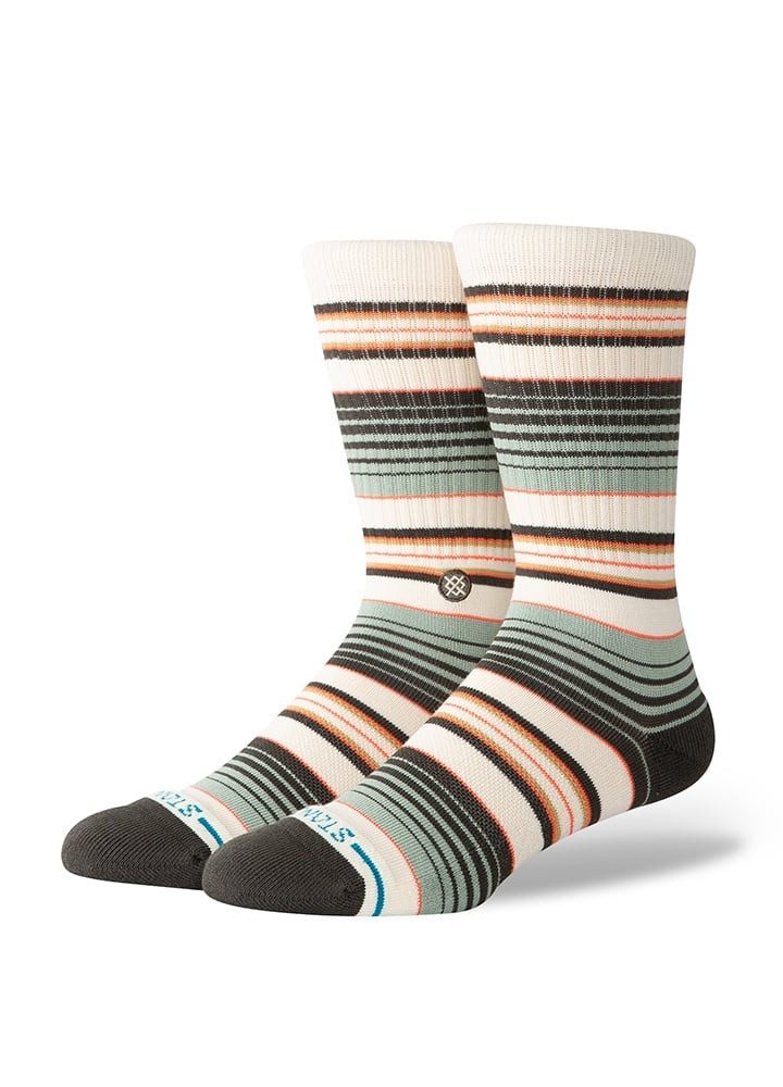 Stance Socken Tagessocke Crew Rockford beige/grün/bunt - 1 Paar günstig online kaufen