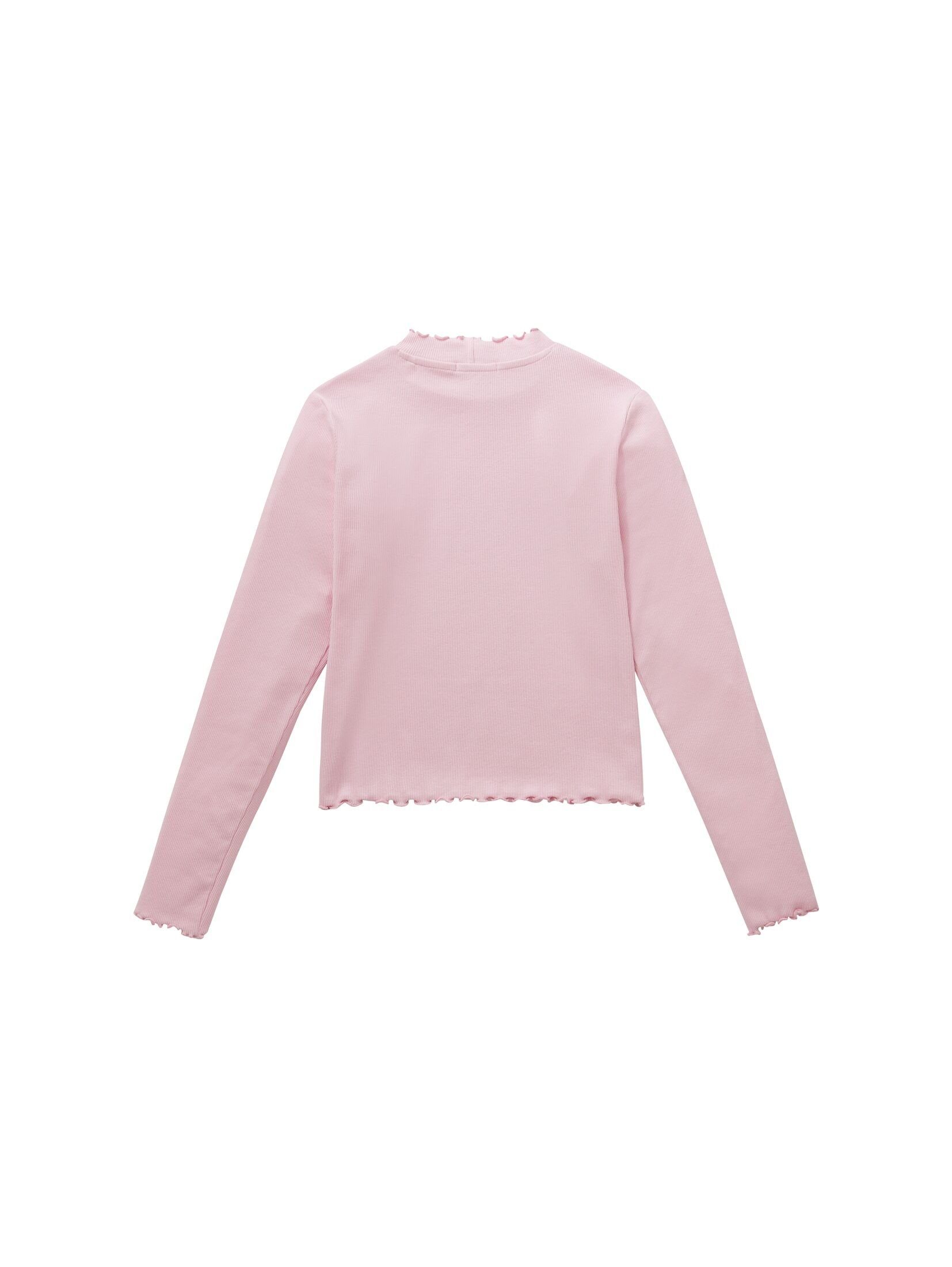 sweet TOM T-Shirt pink Langarmshirt TAILOR Cropped