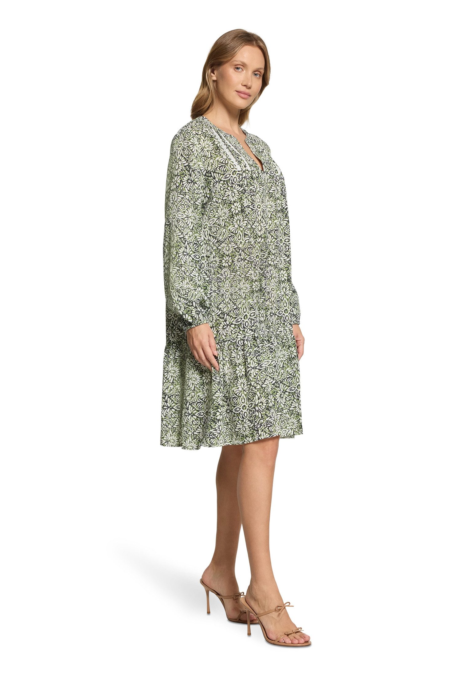 Cartoon Sommerkleid Damen mit Biesen