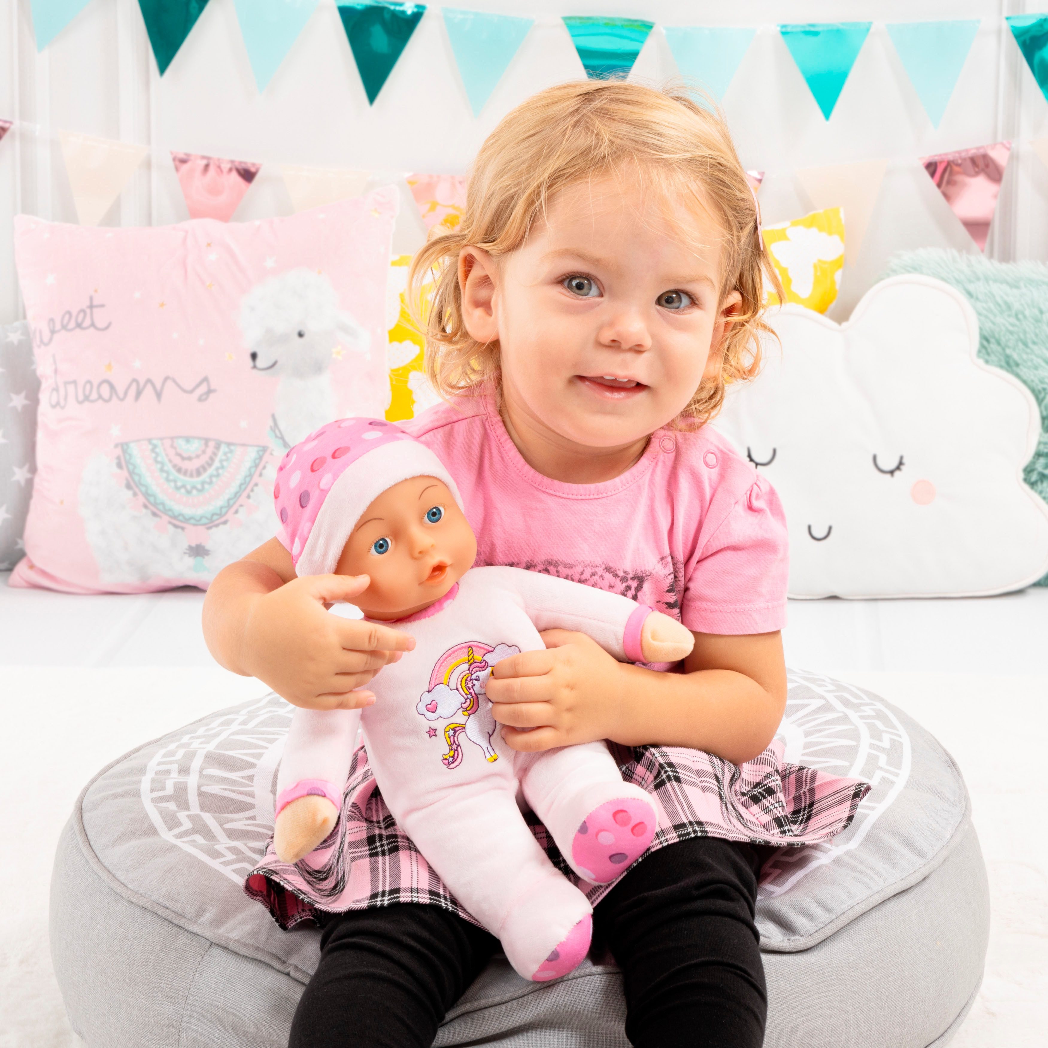 Bayer Babypuppe My First Baby, 30 cm rosa