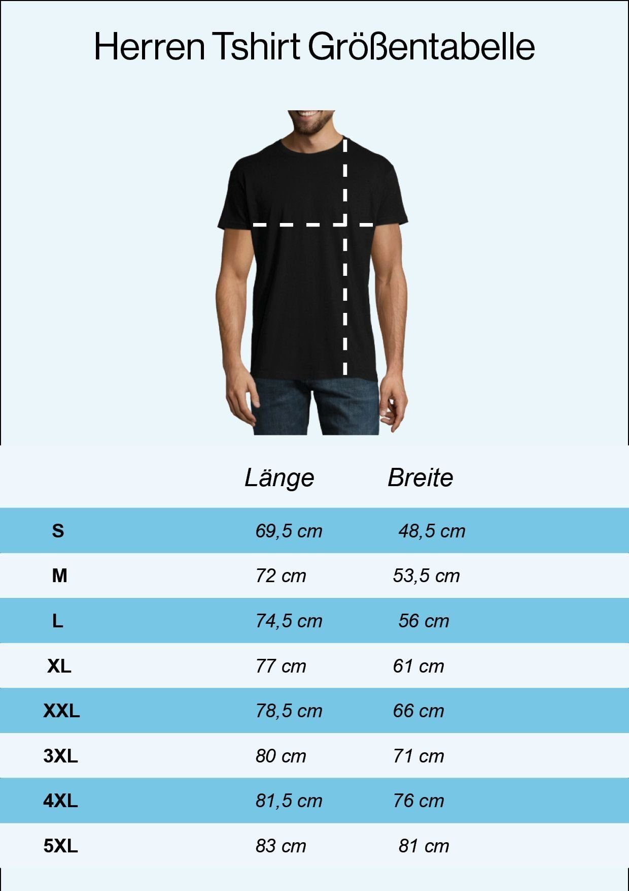 DICH INS Youth Herren Print-Shirt lustigem Spruch T-Shirt KNIE mit Aufdruck Designz HAMSTER Navyblau