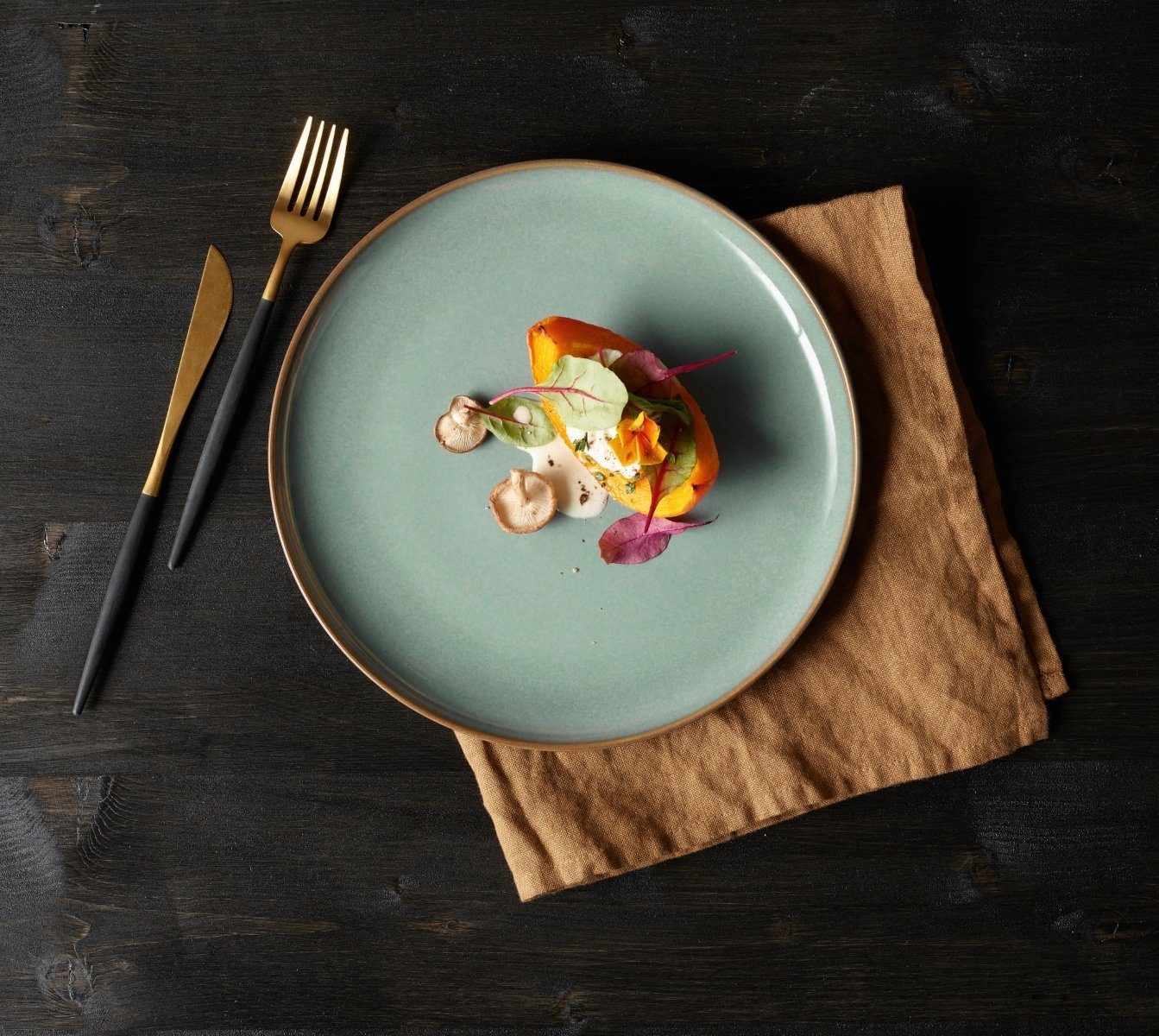 ASA SELECTION Pastateller SAISONS Pastateller eucalyptus 21 cm, Geschirr